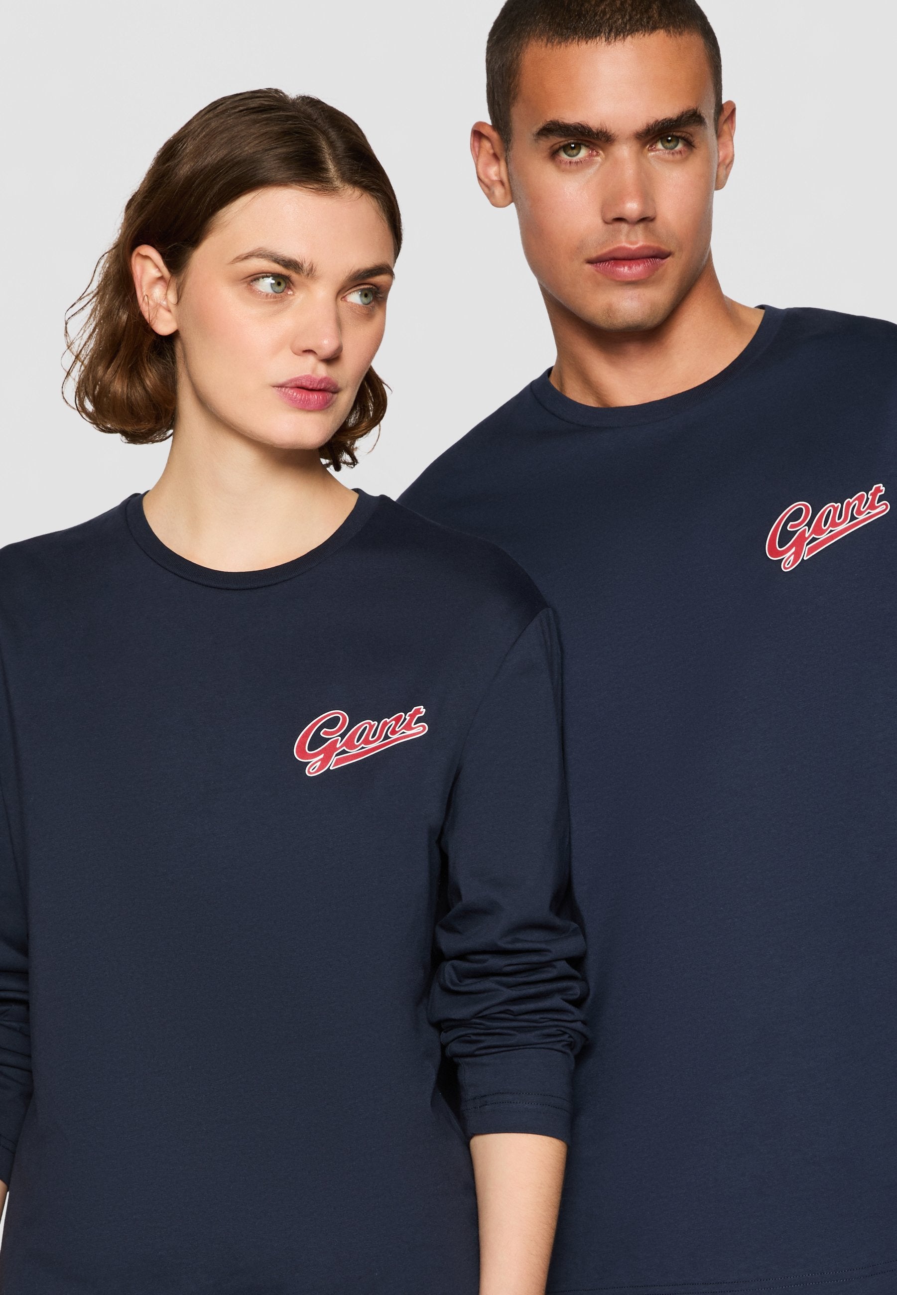 EXCLUSIVE HERITAGE 2.0 GRAPHIC LS TSHIRT - Long sleeved top - evening blue