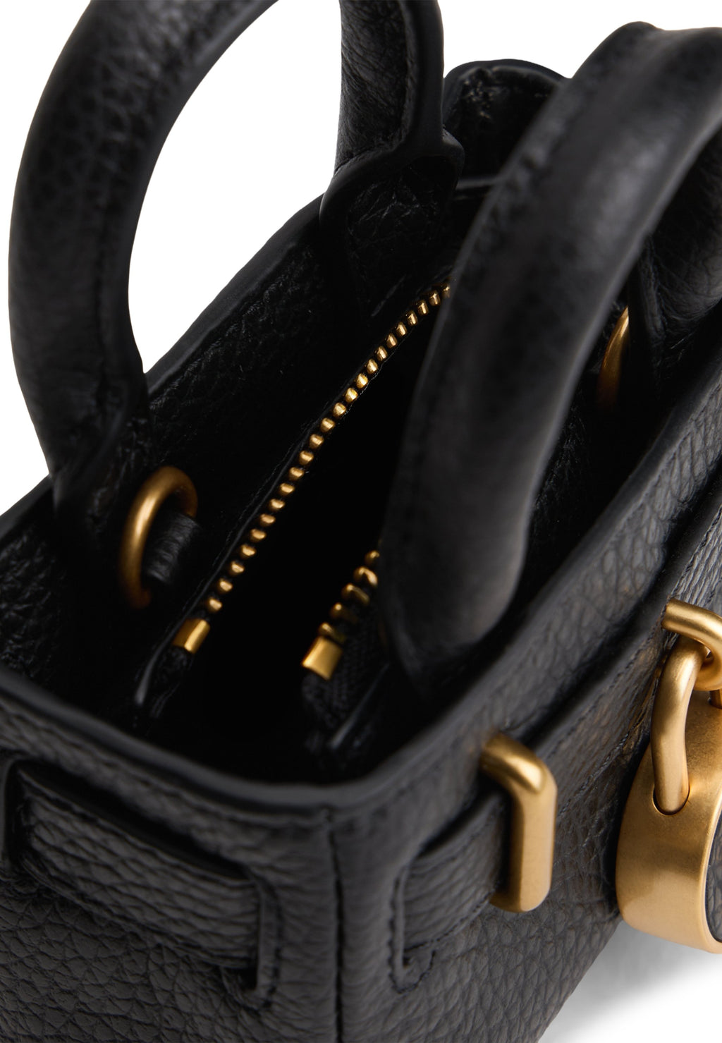 THE AMERICAN ICON LEATHER CHAIN BAG - Handbag - black