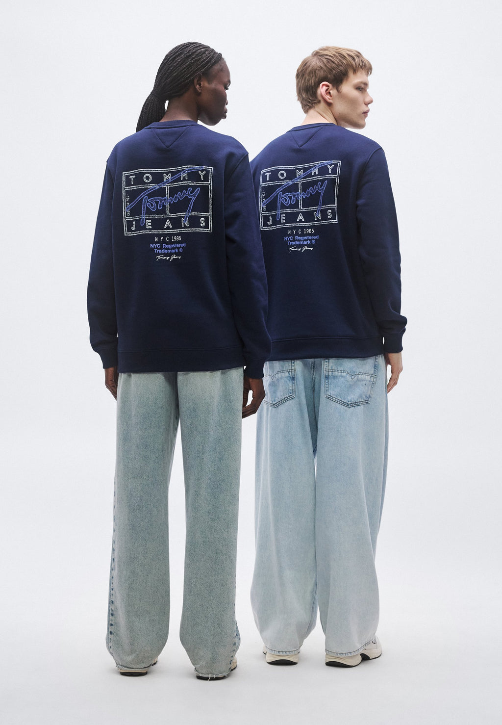 ENTRY DNA PLAY CREW UNISEX - Sweat-shirt - bleu marine nuit noire