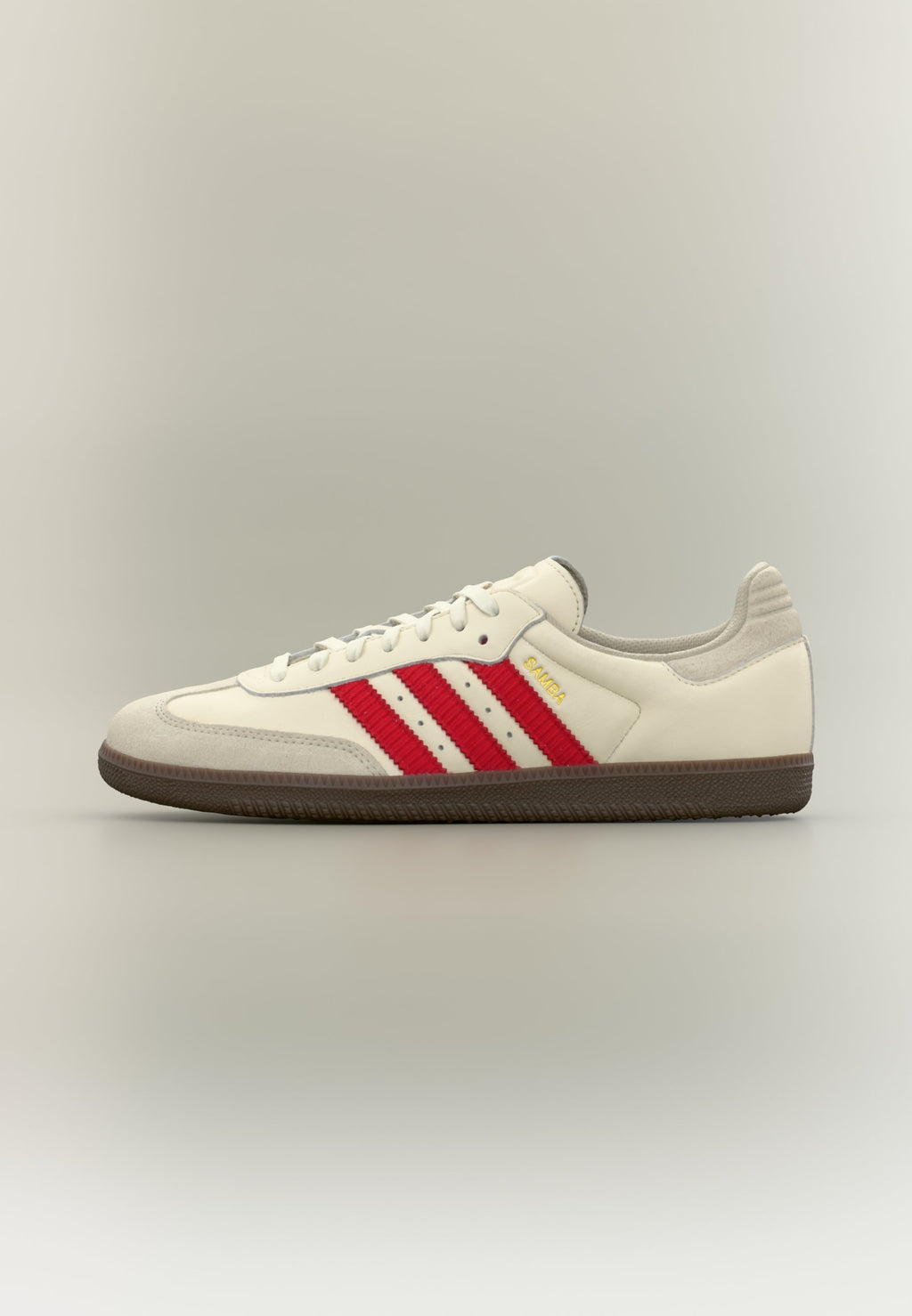 SAMBA OG UNISEX - Trainers - off white/better scarlet