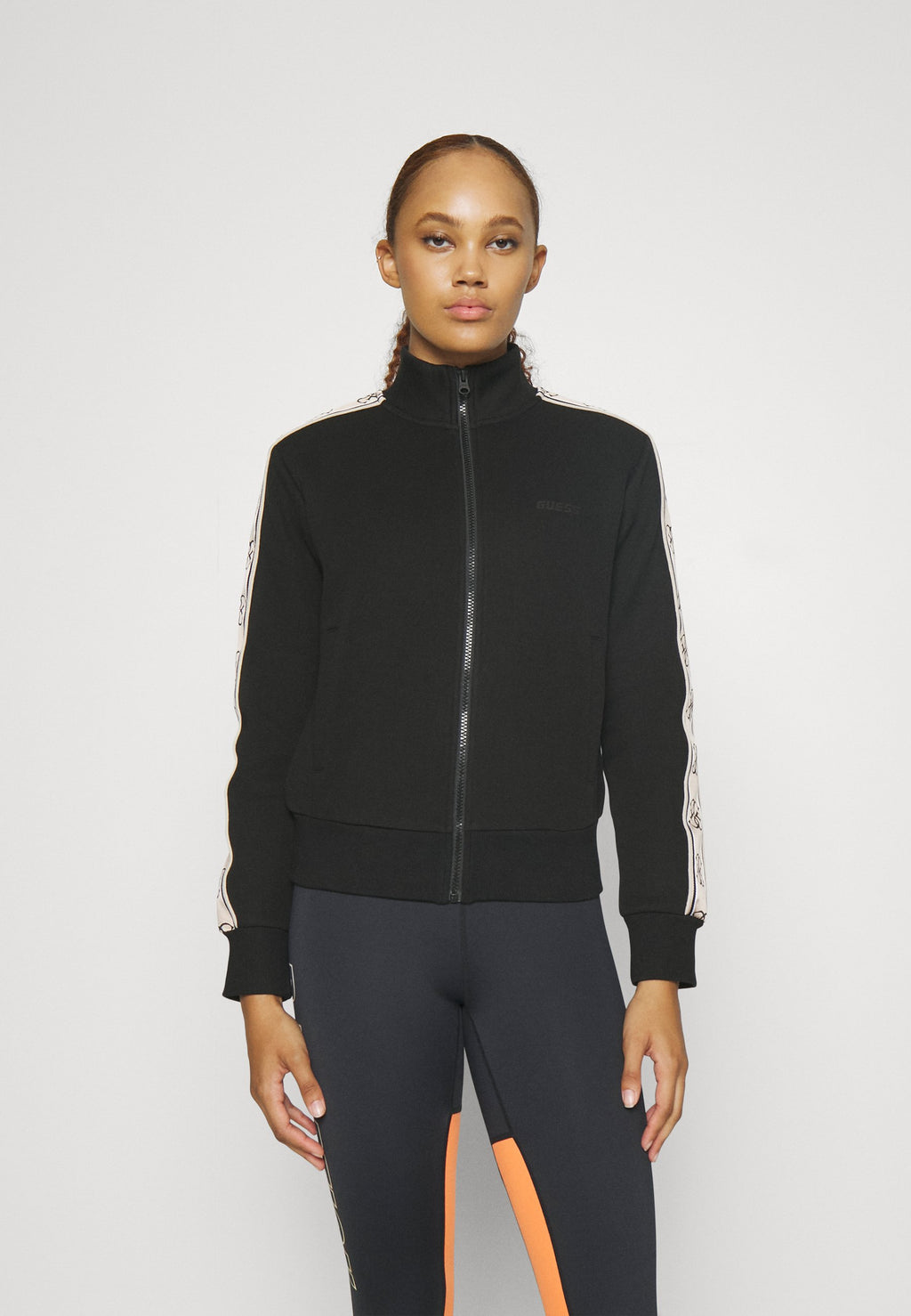 BRITNEY FULL ZIP - Zip-up sweatshirt - jet black