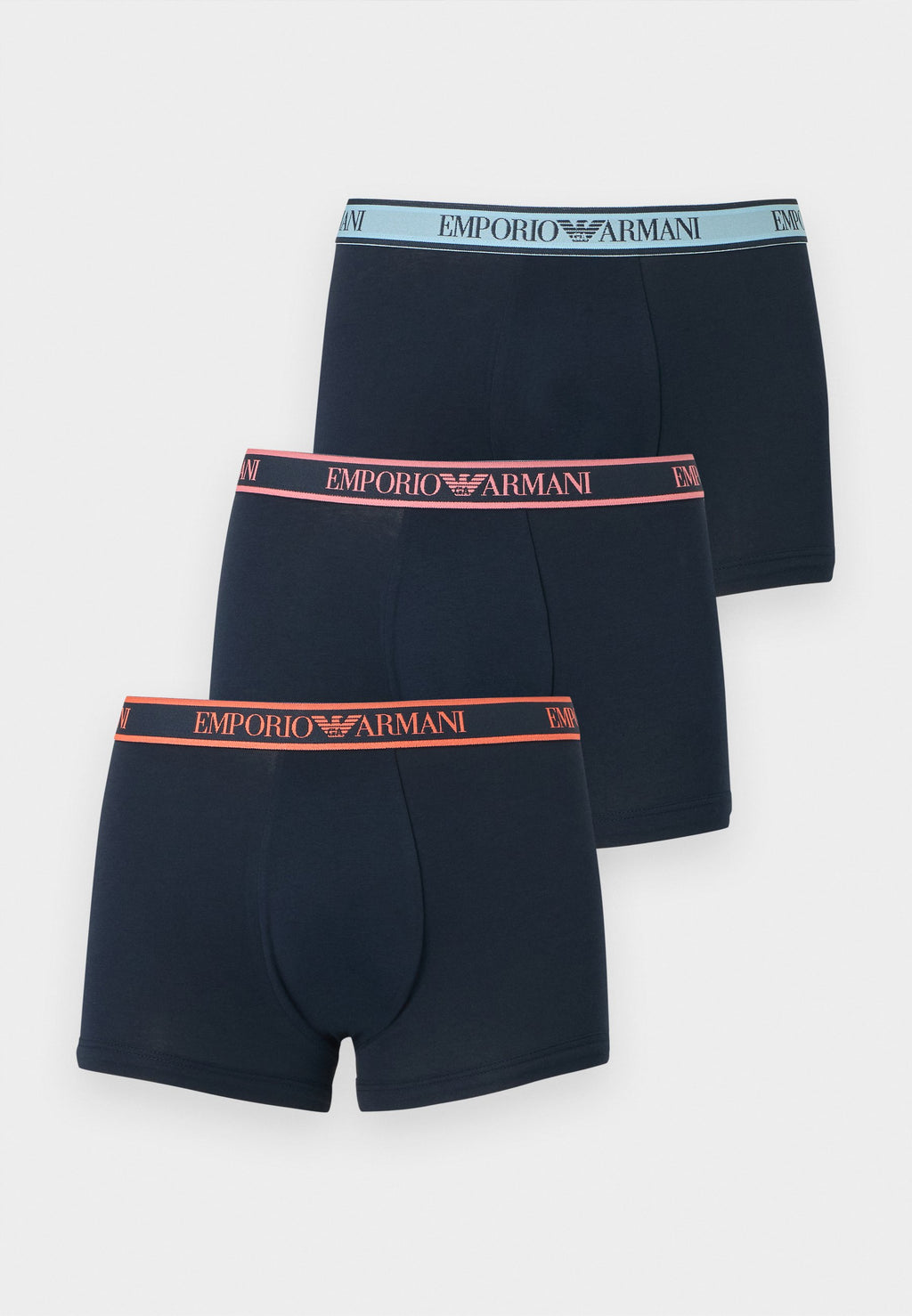 CORE LOGOBAND TRUNKS 3 PACK - Trunks - armani blue
