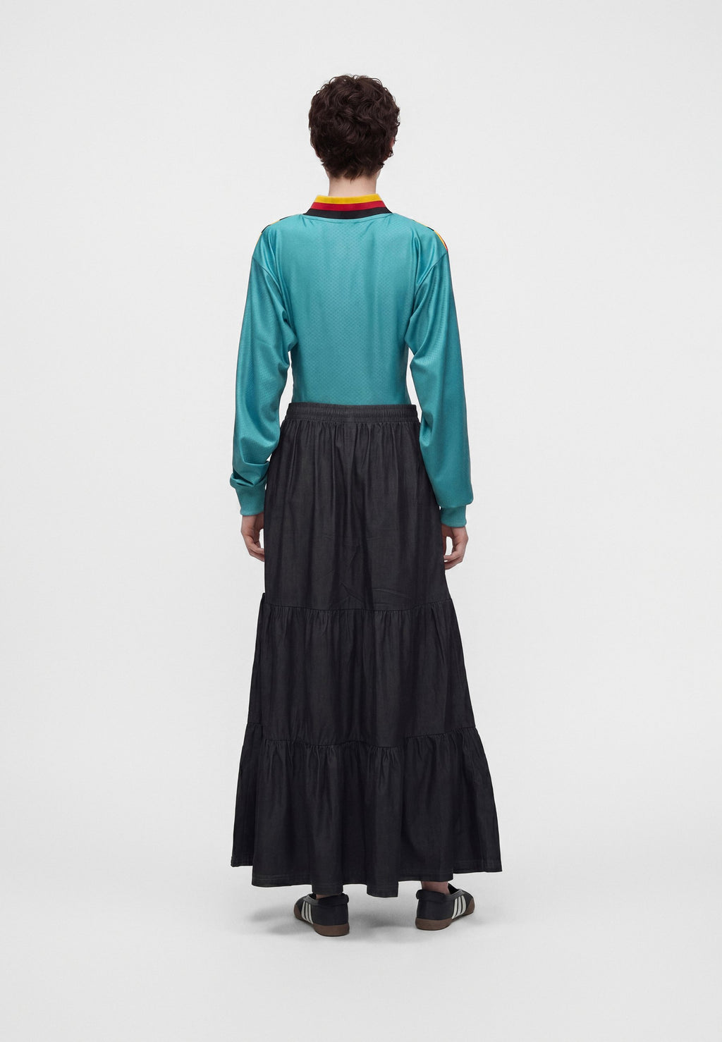 SKIRT - Denim skirt - medium black denim