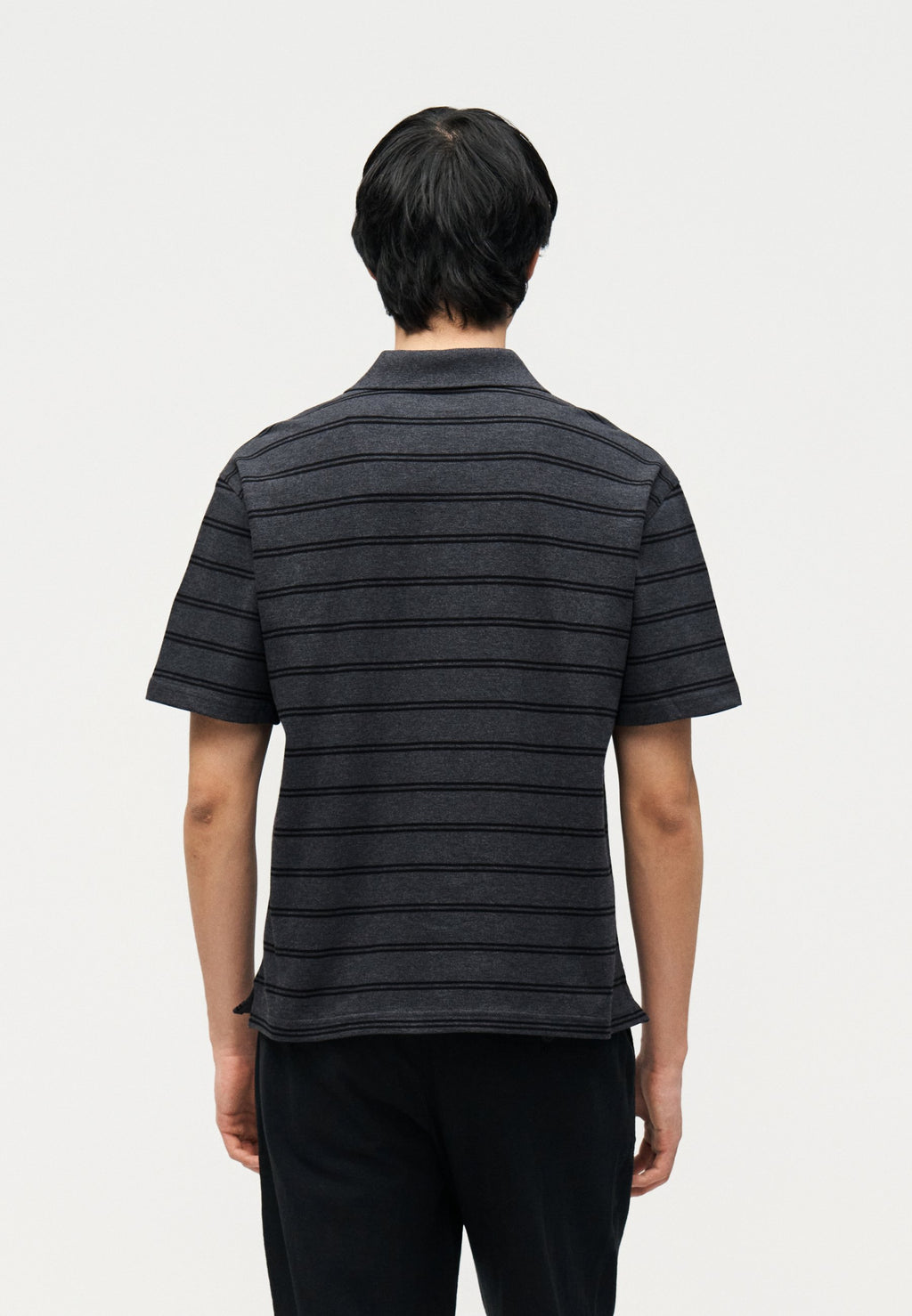 RELAXED  - Polo shirt - grey/black