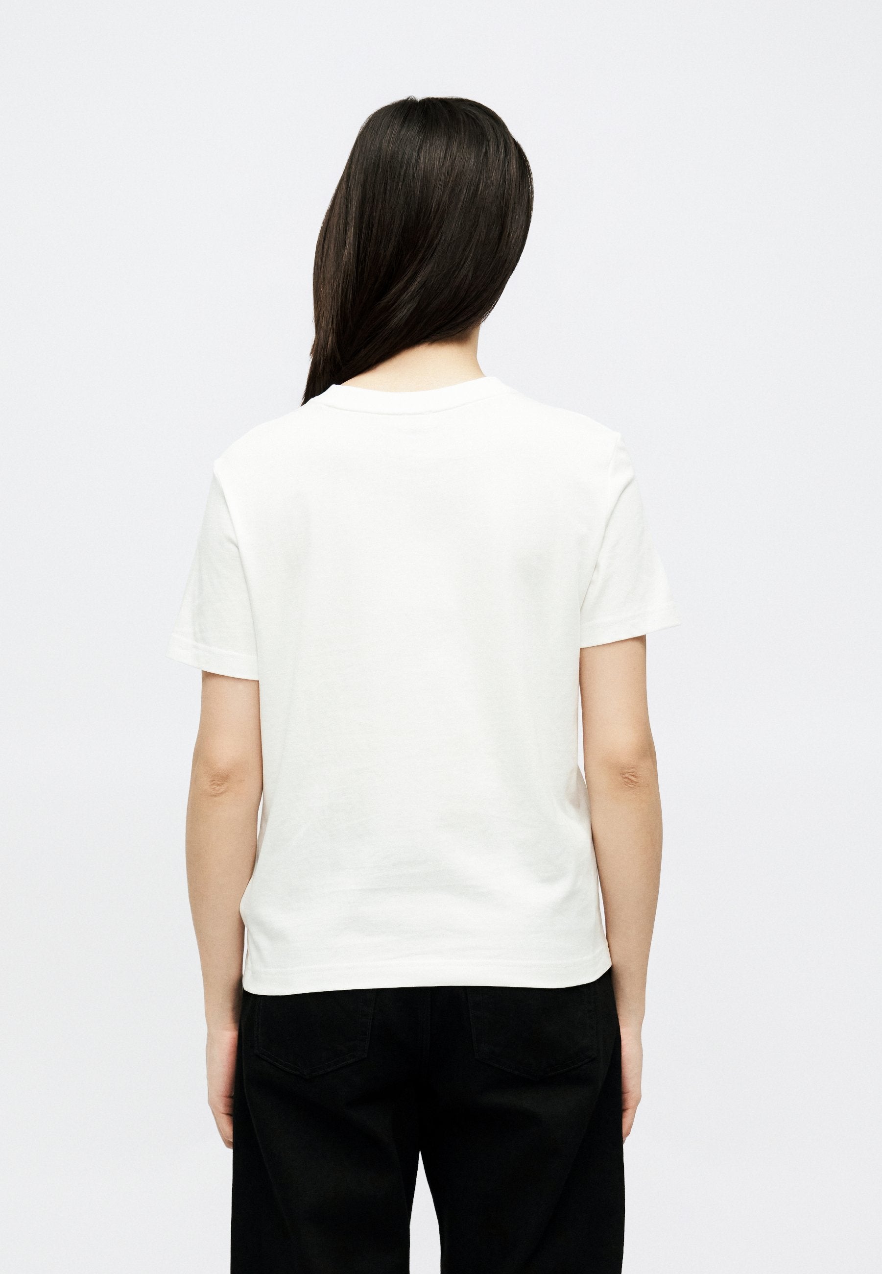 CLASSIC LOGO TEE - Basic T-shirt - white