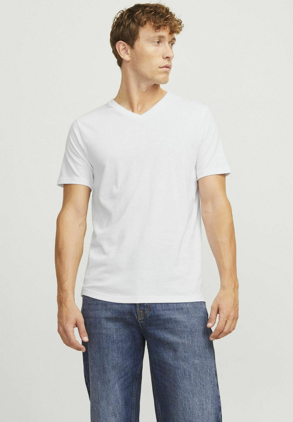 3-pack Plain - Basic T-shirt - white