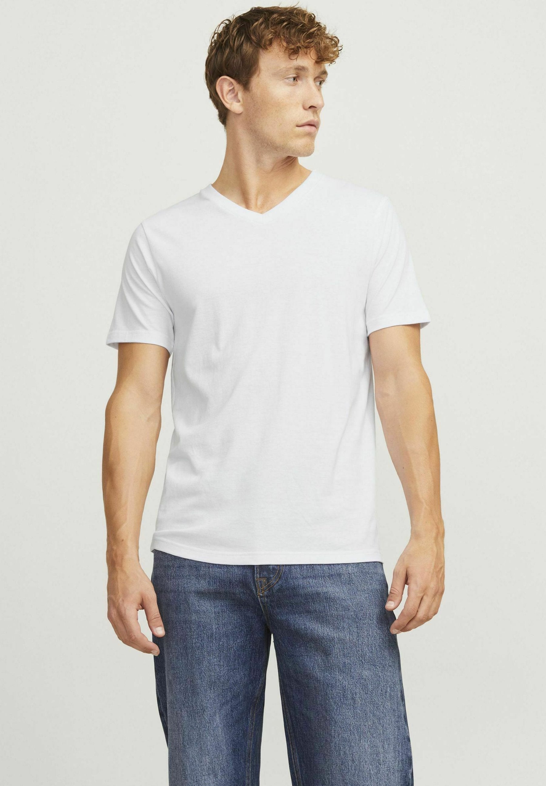 3-pack Plain - Basic T-shirt - white