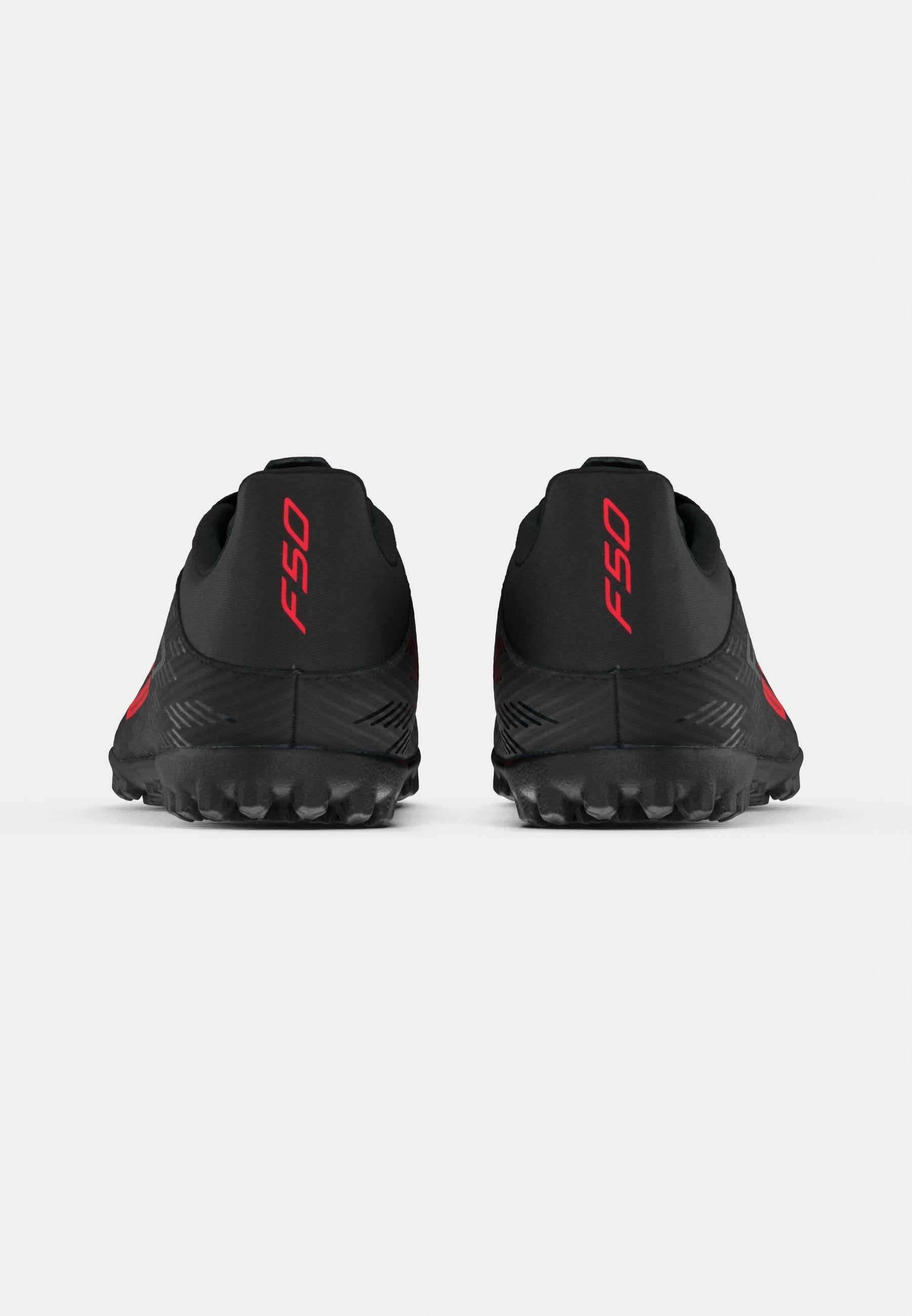 F50 CLUB TURF UNISEX - Halı Saha Kramponu - siyah/kırmızı