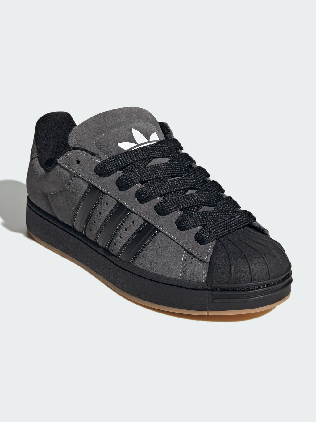 SUPERSTAR ST - Trainers - grey five/core black/gum4