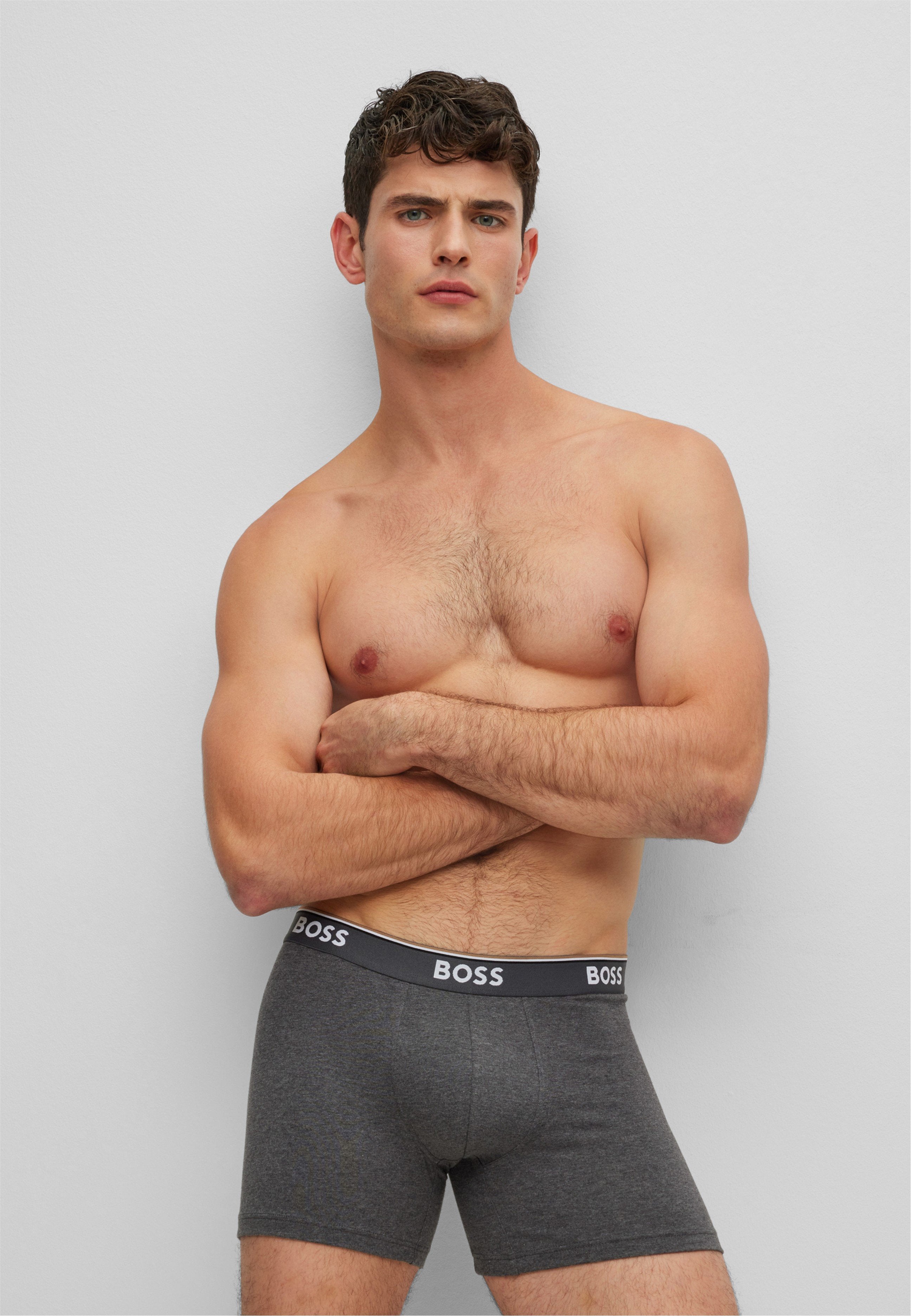 POWER 3 PACK - Boxer briefs - open grey