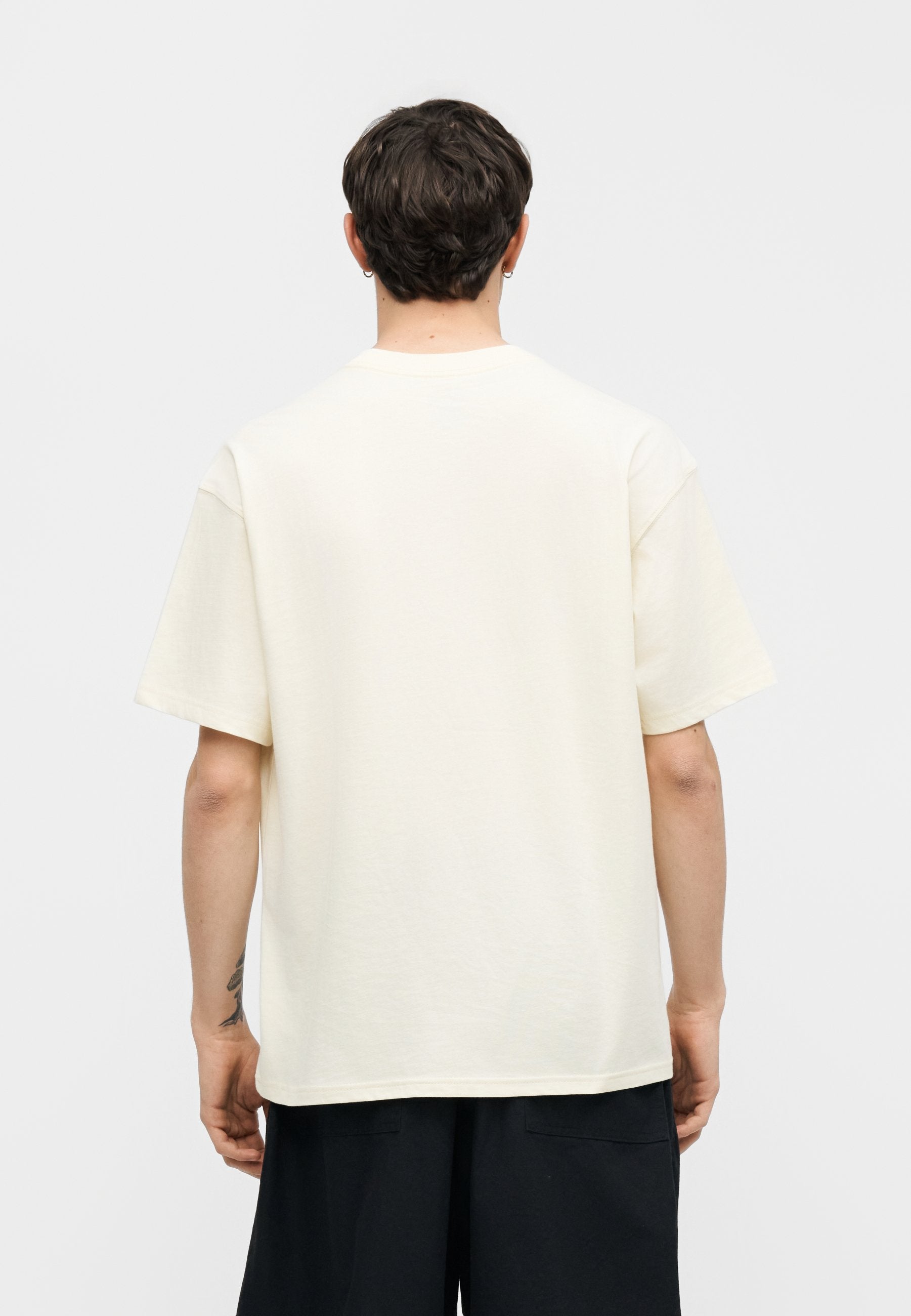 TEE - Print T-shirt - coconut milk