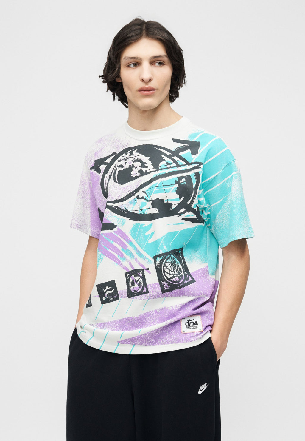 TEE POST STAMP UNISEX - Print T-shirt - spruce aura