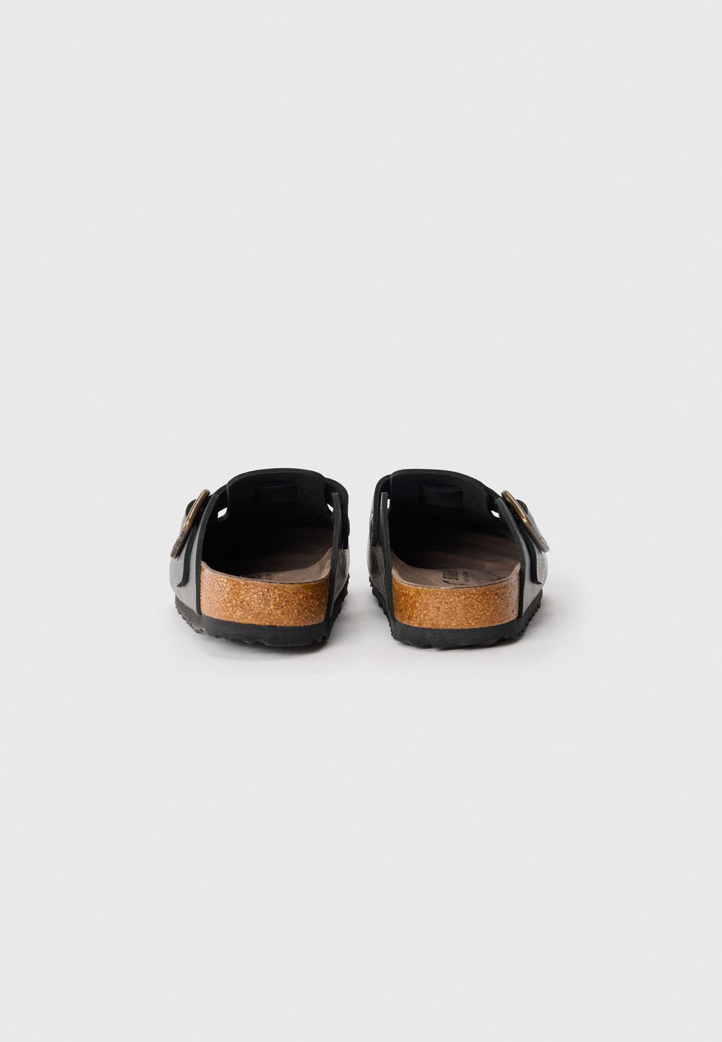 BOSTON WB LE VINTAGE WOOD BLACKN - REGULAR - Mules - vintage wood black