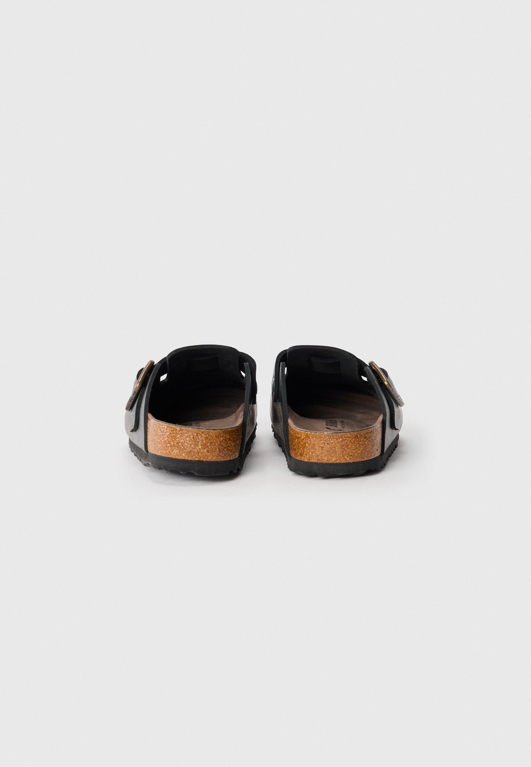 BOSTON WB LE VINTAGE WOOD BLACKN - REGULAR - Mules - vintage wood black
