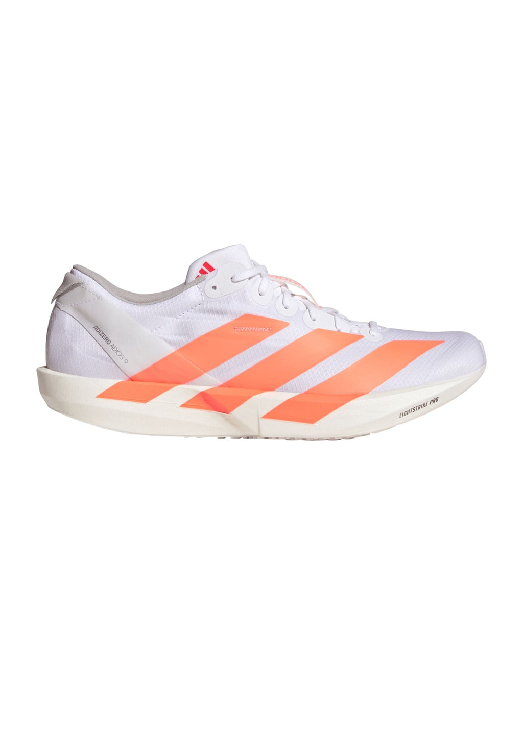 ADIZERO ADIOS 9 - Road running shoes - cloud white   lucid orange   lucid red