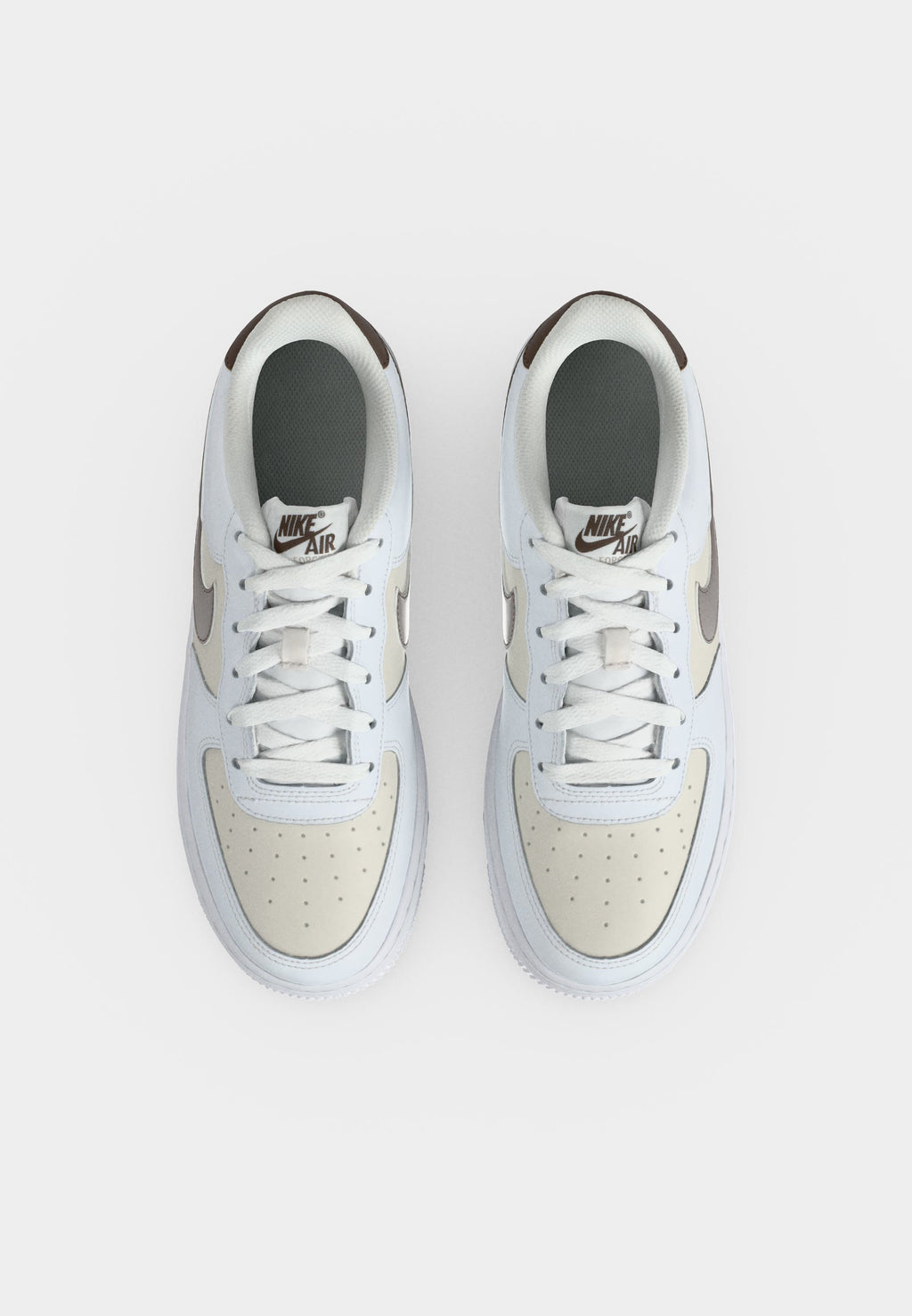 AIR FORCE 1 SE SUMMER SPORT - Trainers - white/college grey/baroque brown/phantom