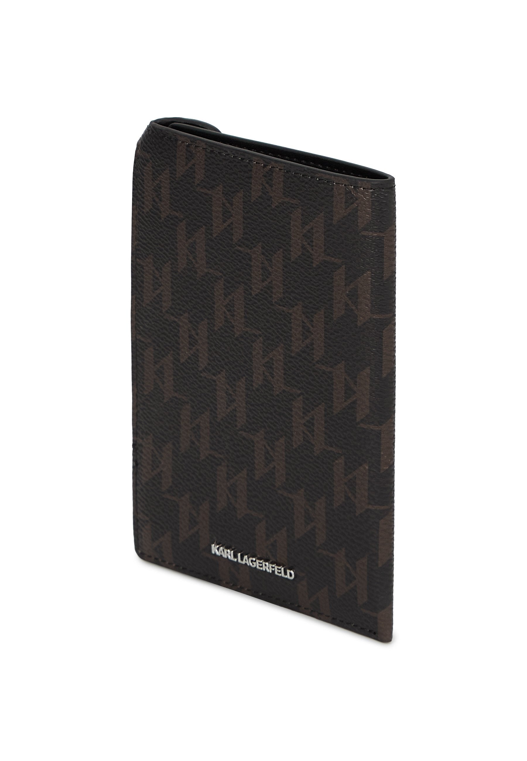 IKON MONOGRAM - Passport holder - brown-kl mono