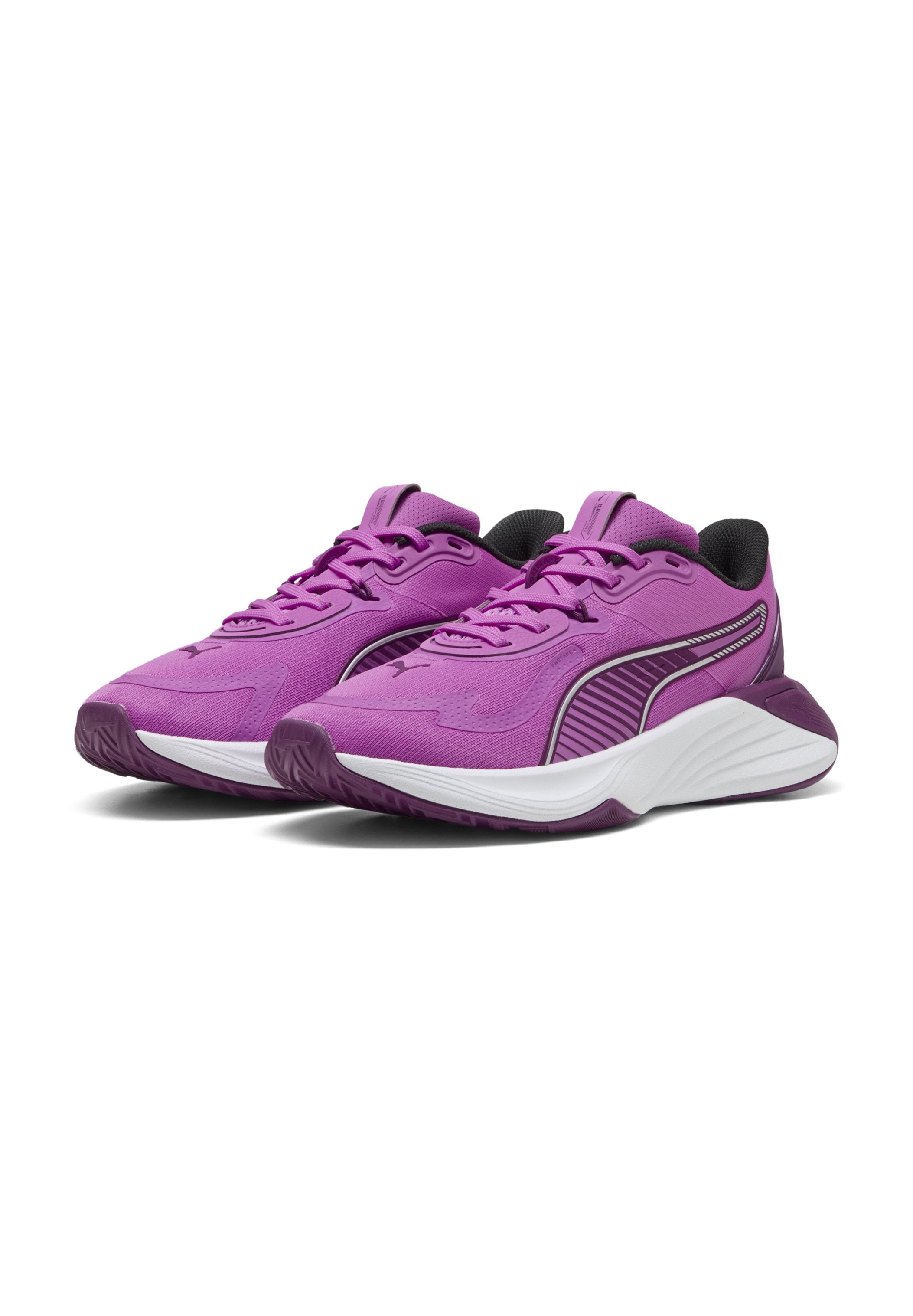 PWR HYBRID TR WNS - Training shoe - electric orchid-plum wine- white- silver
