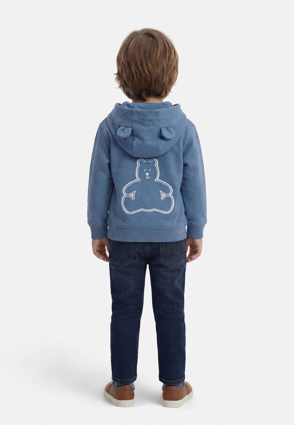 LOGO UNISEX - Zip-up sweatshirt - bainbridge blue