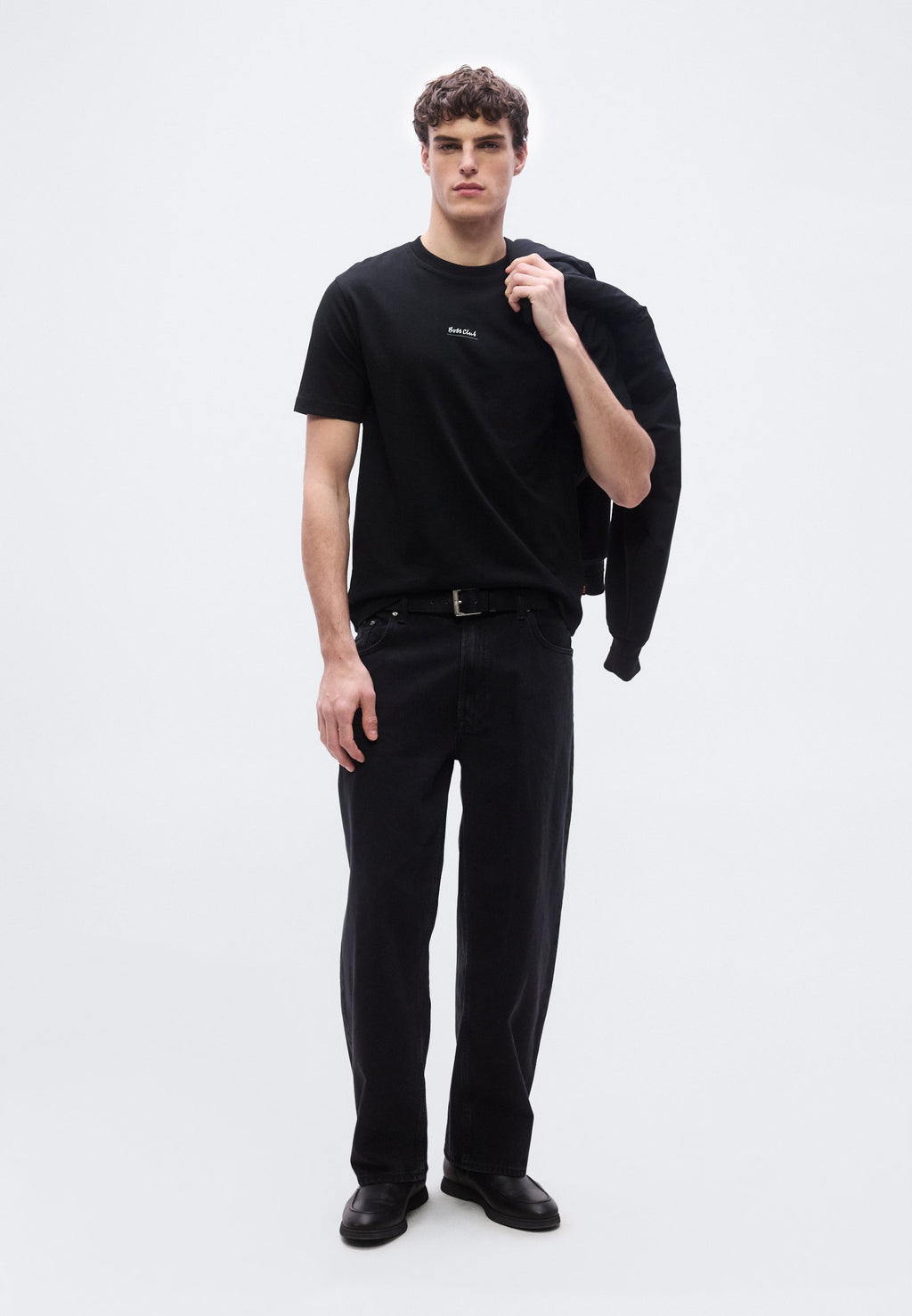 Print T-shirt - black