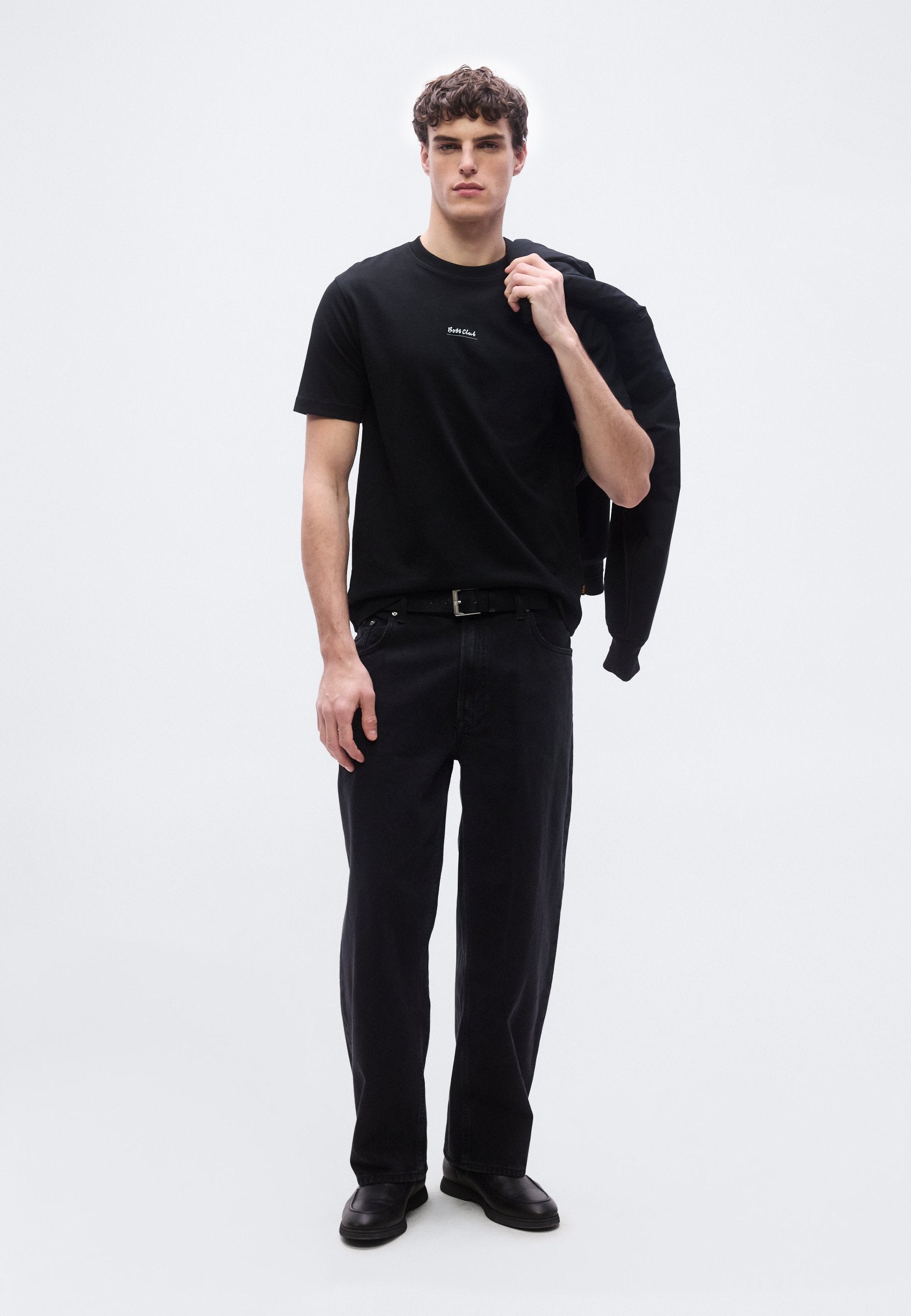 Print T-shirt - black