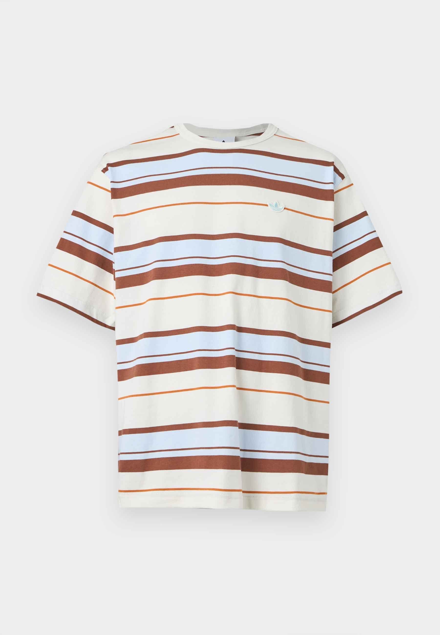 TEE-SHIRT RAYÉ UNISEXE - T-shirt imprimé - blanc cassé