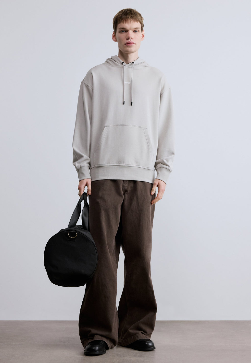 Hoodie - open grey
