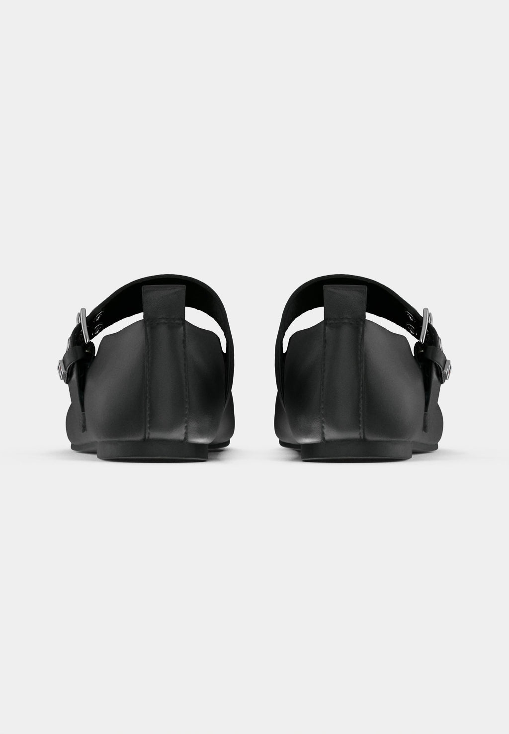 TJW BALLERINA BUCKLE - Ankle strap ballet pumps - black