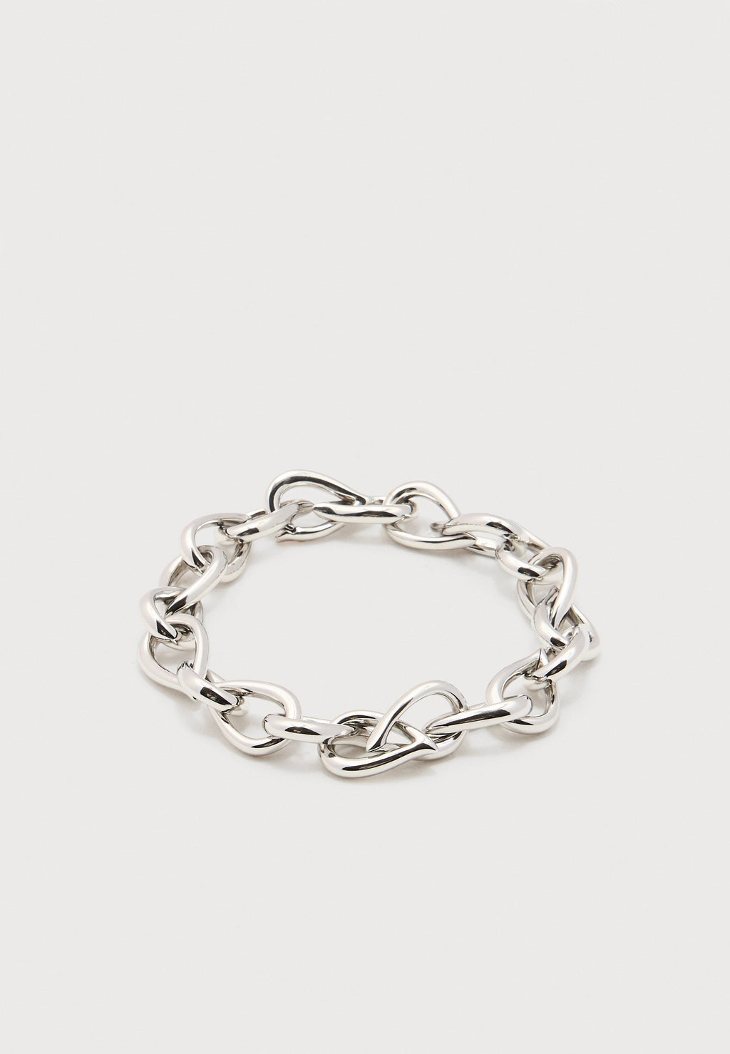 SCULPTURED DROPES - Bracelet - silver-coloured