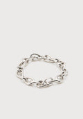 SCULPTURED DROPES - Bracelet - silver-coloured