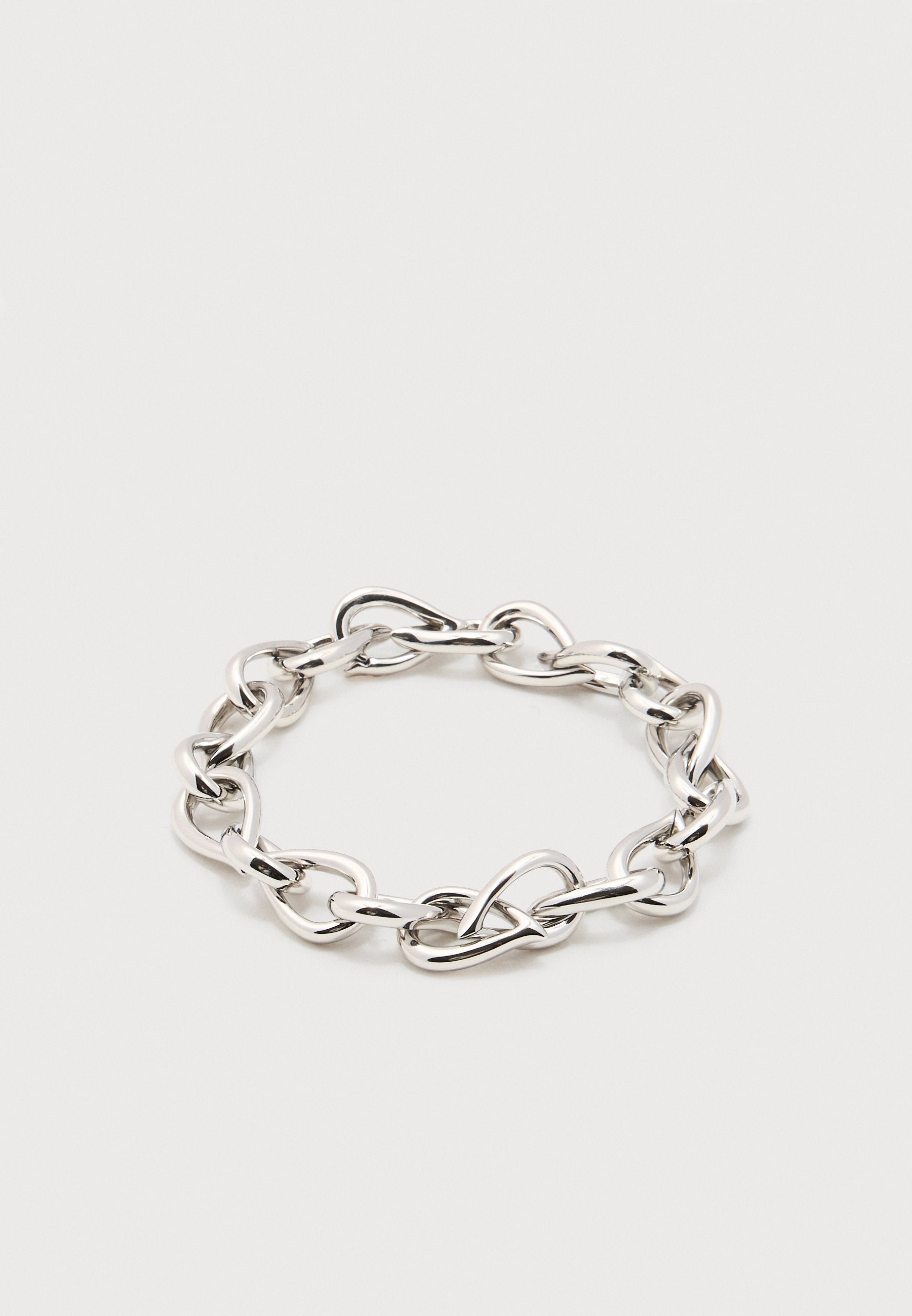 SCULPTURED DROPES - Bracelet - silver-coloured