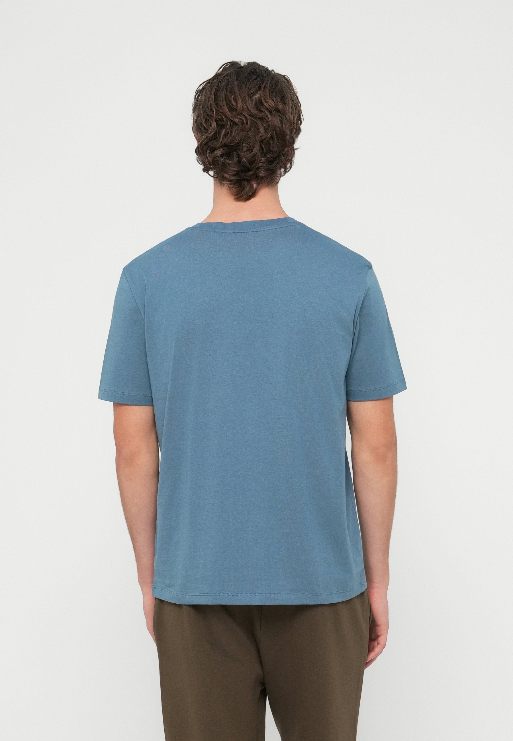 DERO - Basic T-shirt - open blue