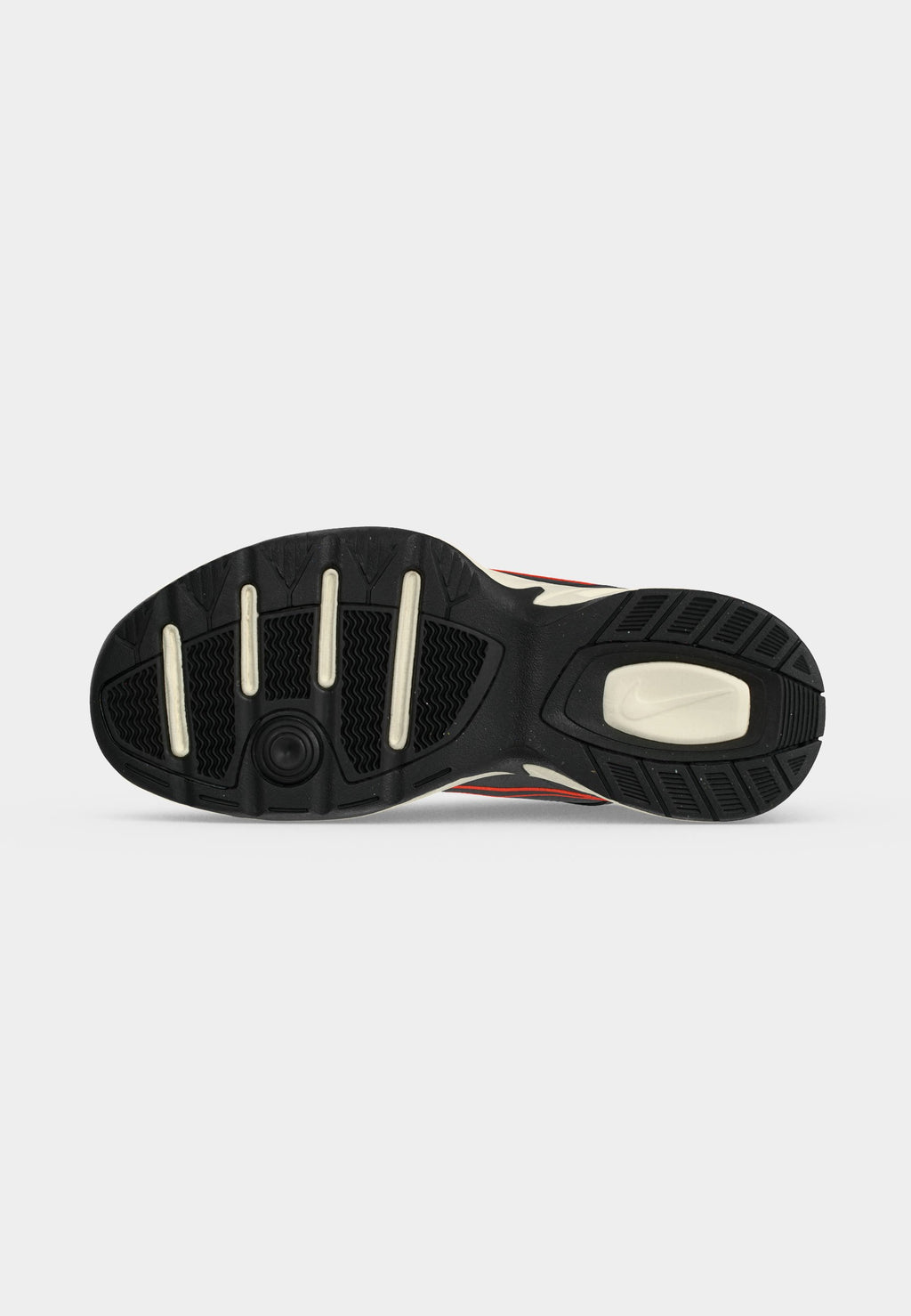 AIR MONARCH IV - Training shoe - dark smoke grey/black/picante red/pale ivory