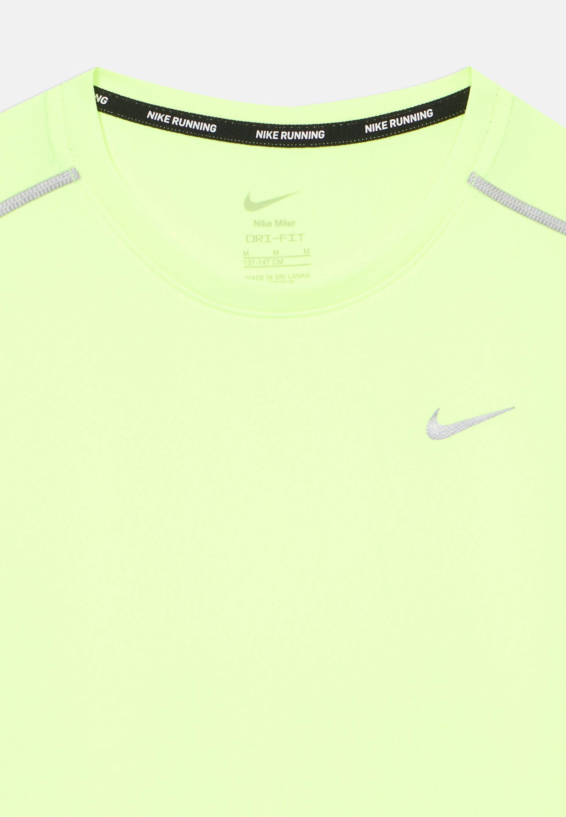 UNISEX - Sports T-shirt - volt ice/barely volt/silver-coloured