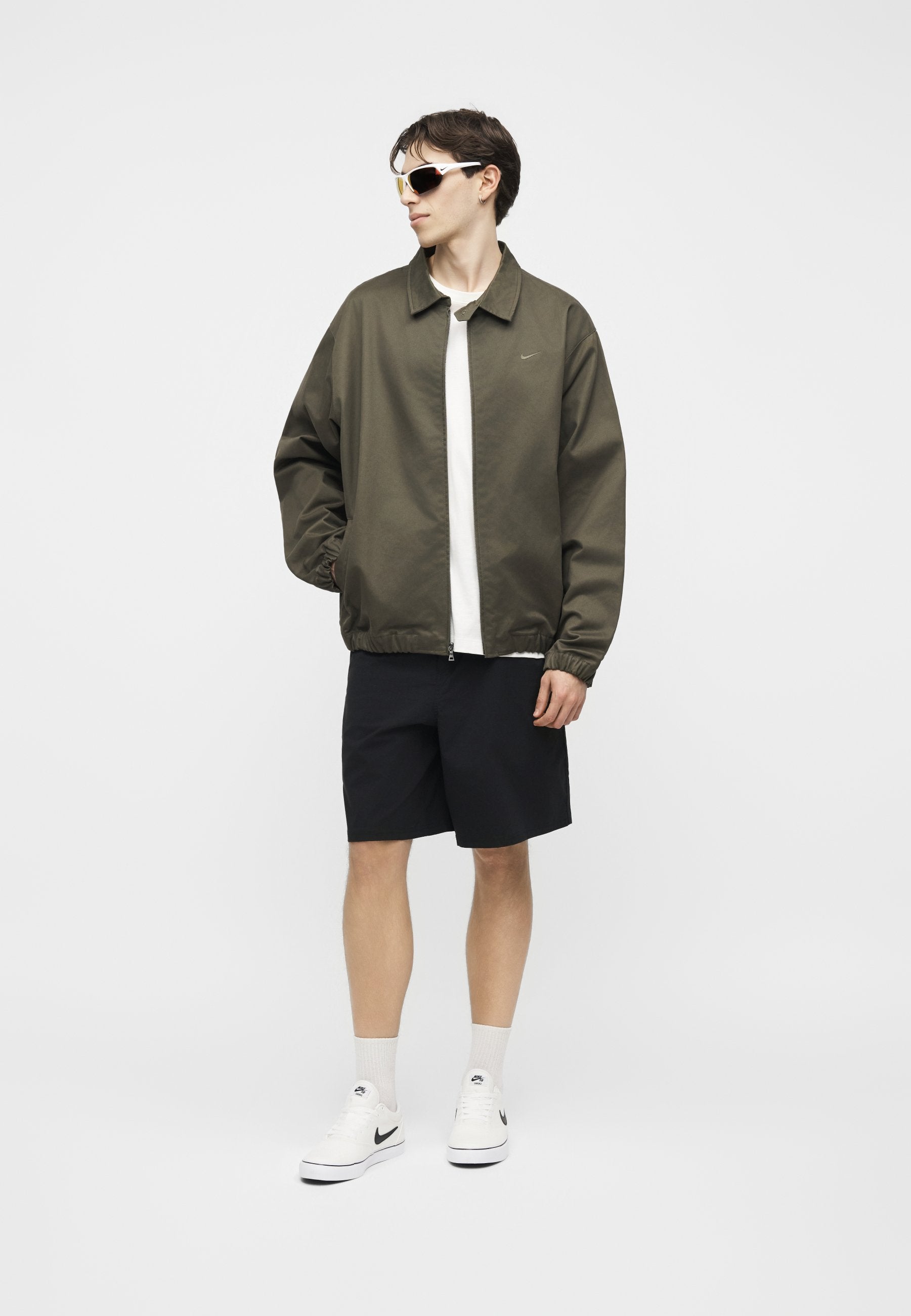 UNISEX - Shorts - black/white