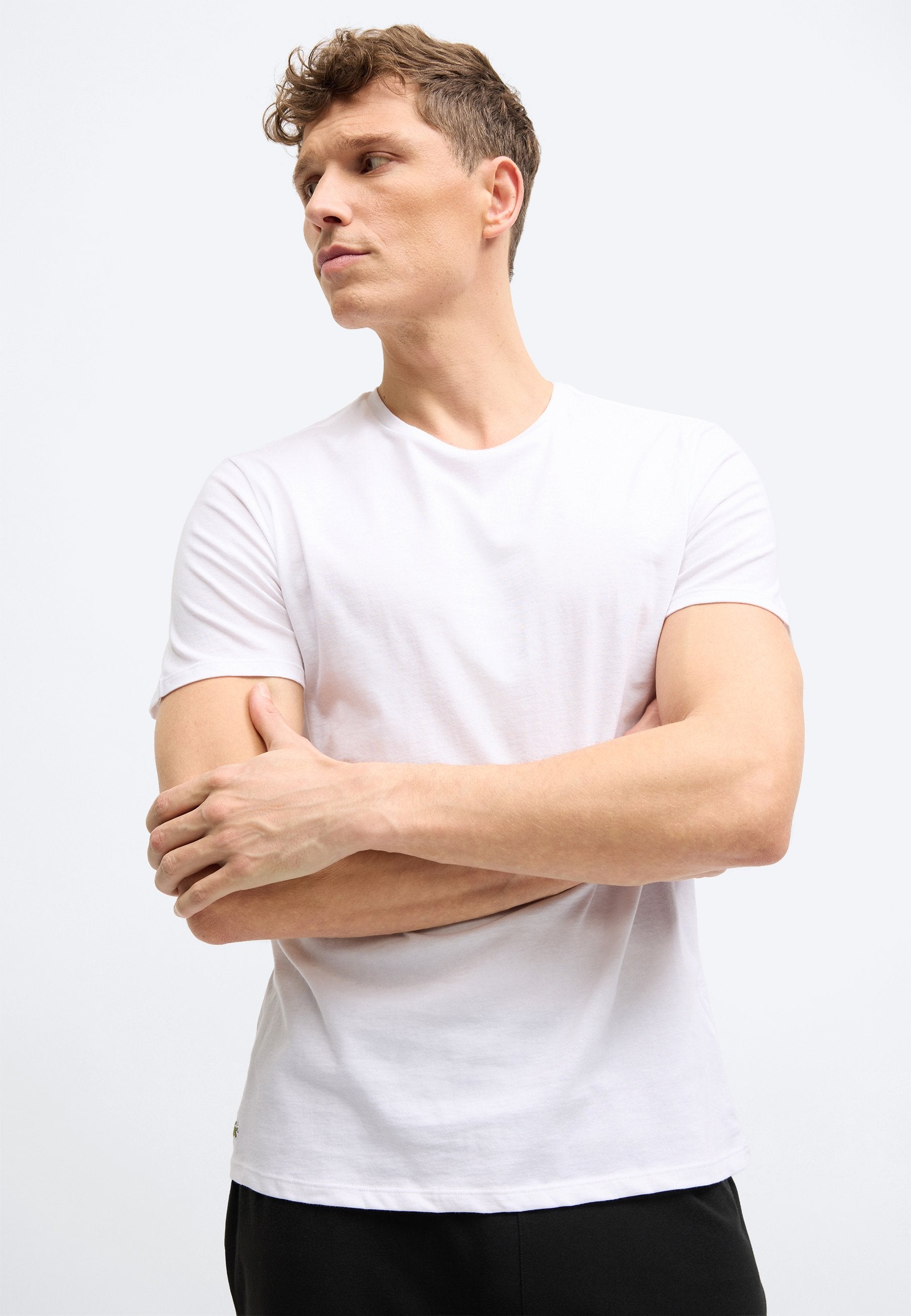 3 PACK - Undershirt - white/silver-coloured chine/black