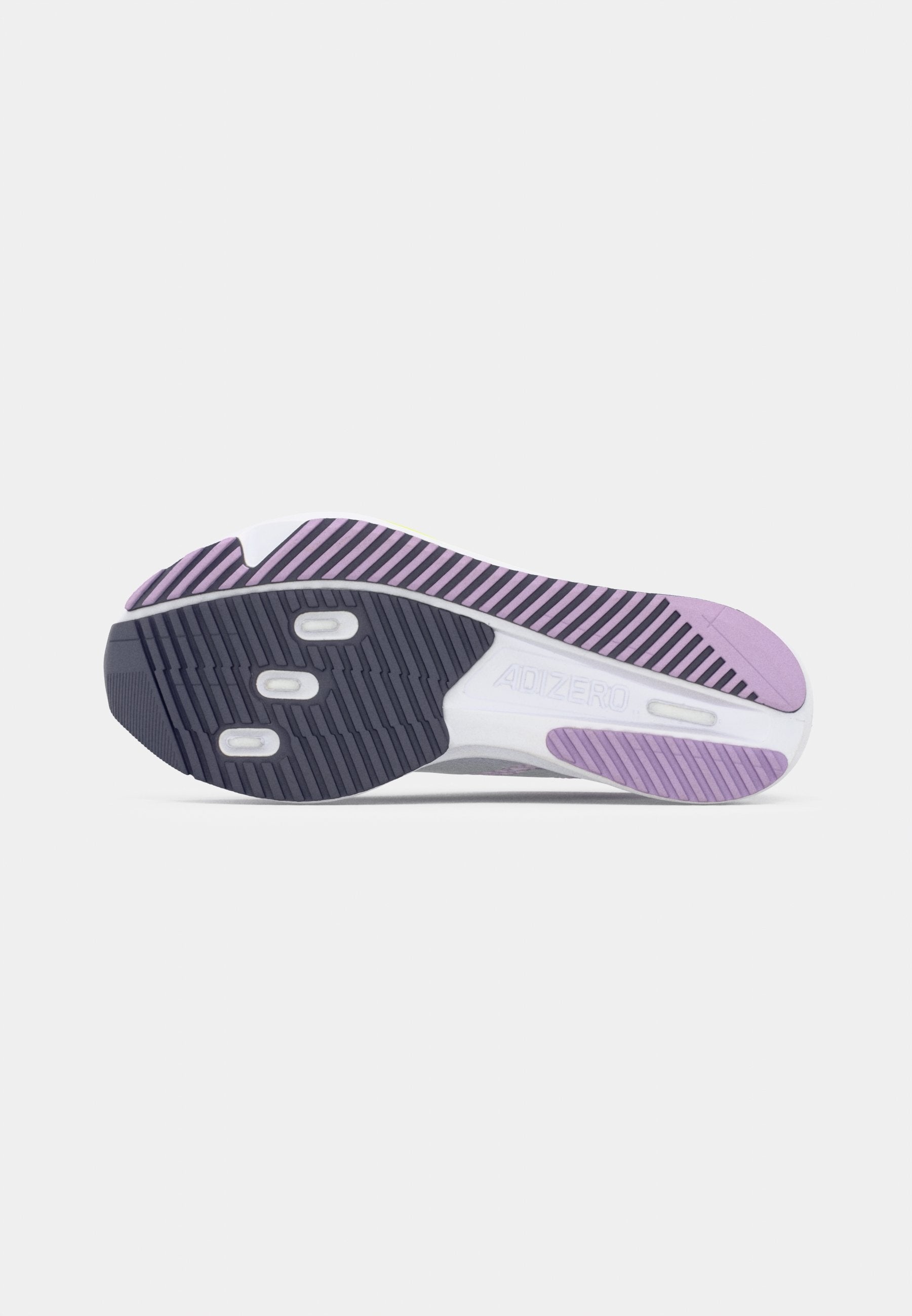 ADIZERO SL2 - Road running shoes - powder plum/silver-coloured metallic/solar yellow