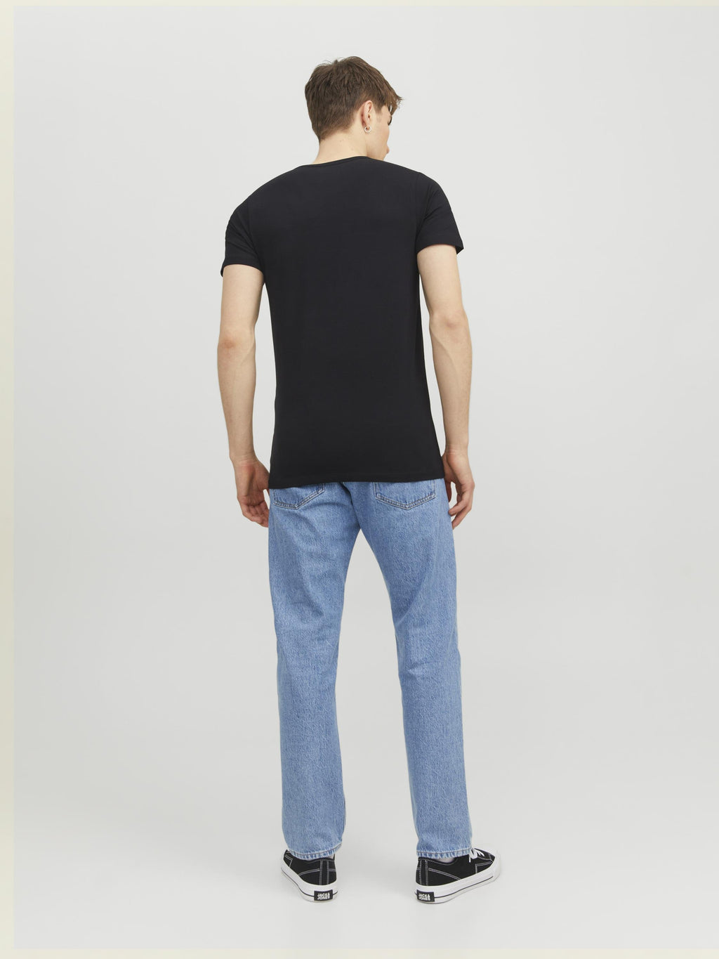 BASIC O-NECK TEE - Basic T-shirt - black