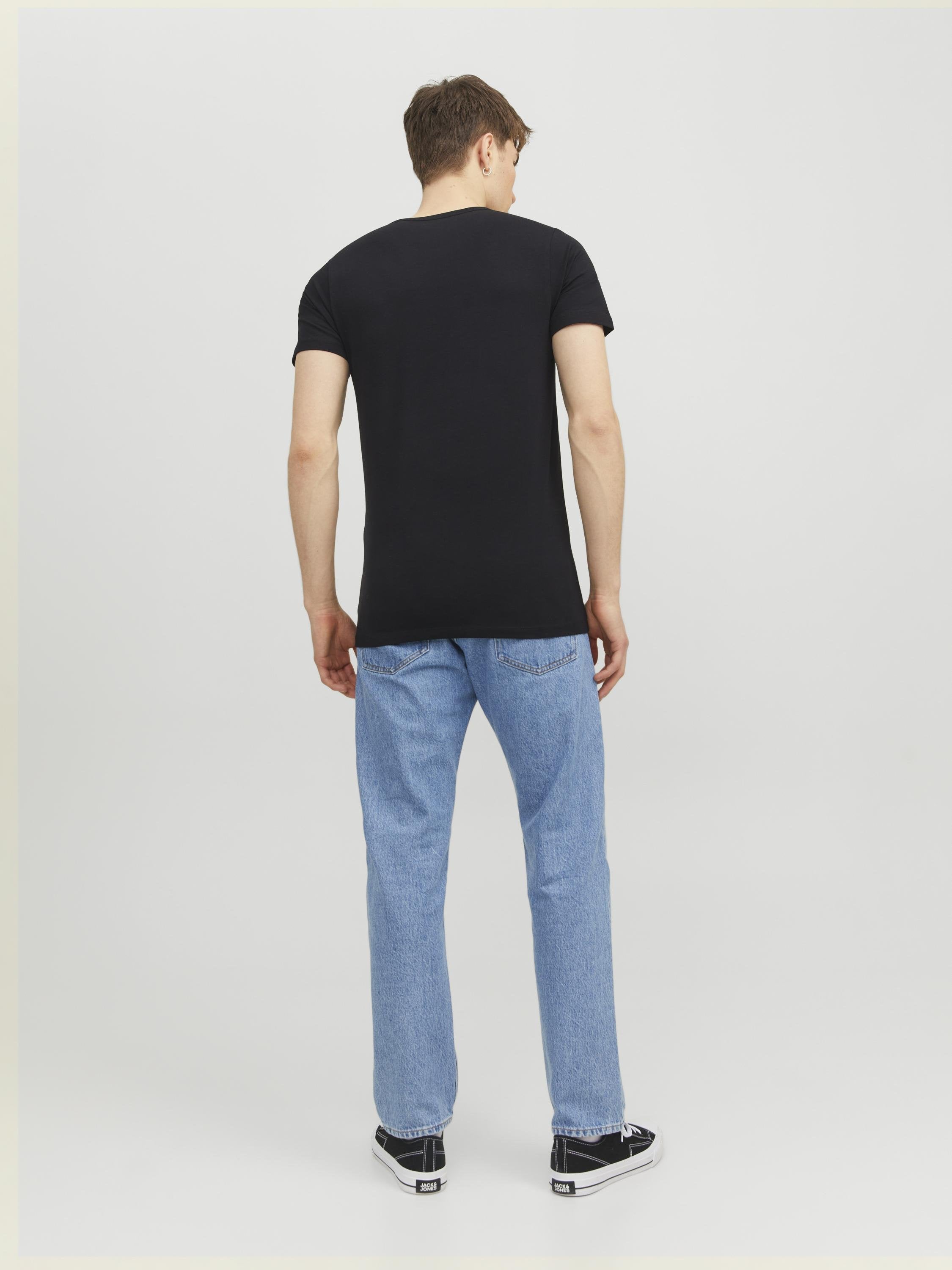 BASIC O-NECK TEE - Basic T-shirt - black