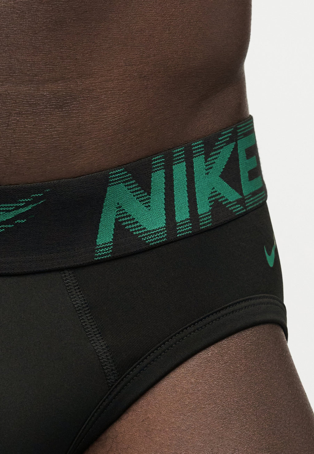 HIP BRIEF 3 PACK - Briefs - black/evergreen/yellow