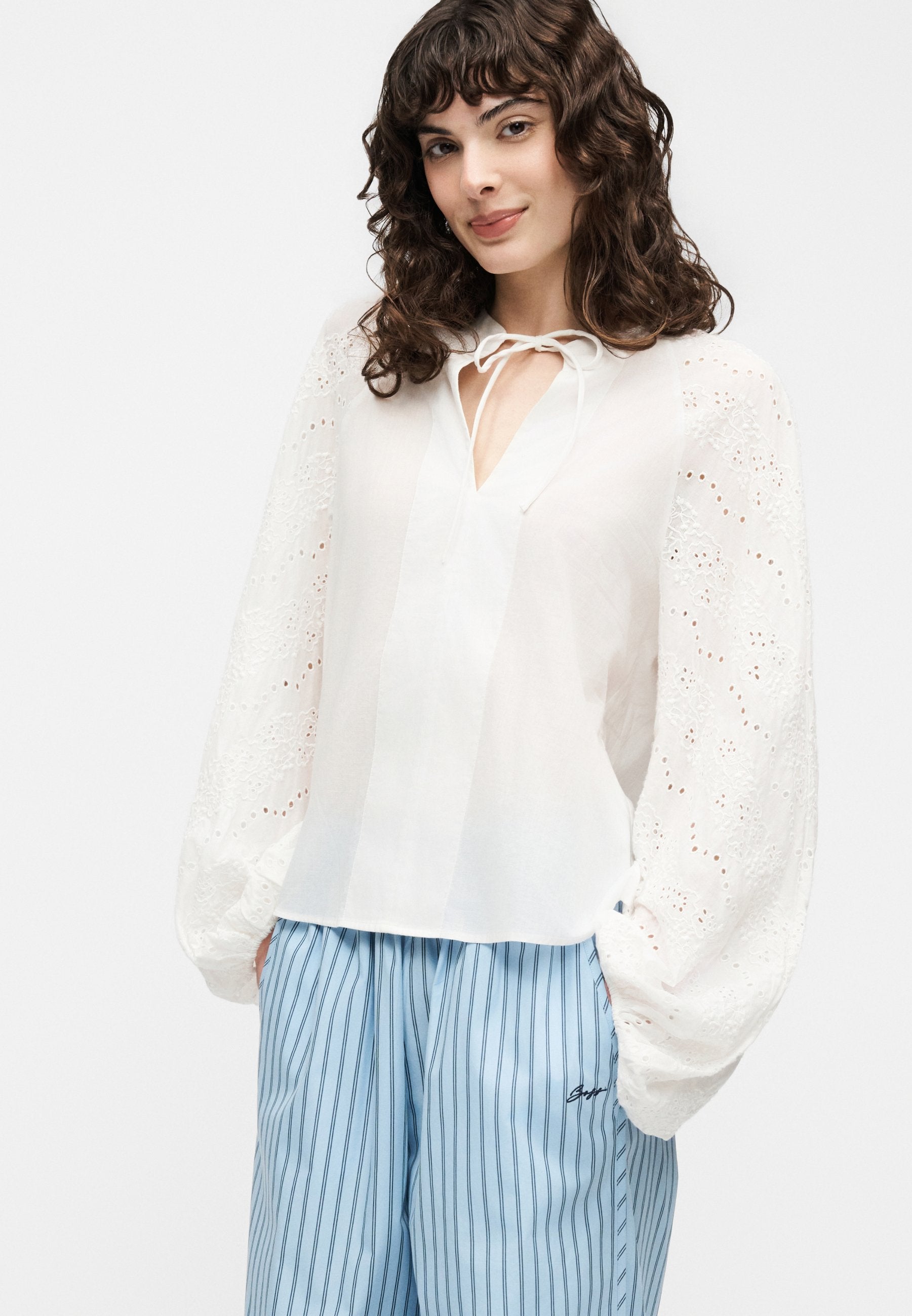 BELVAST - Blouse - open white