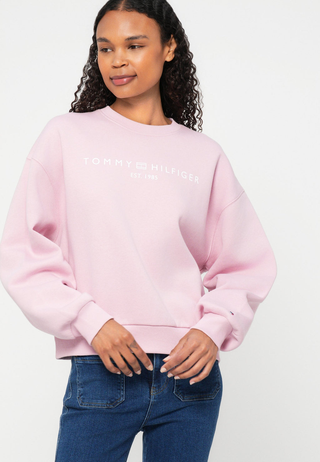 LOGO - Sweatshirt - bonita pink