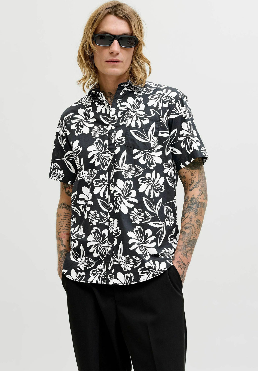 Regular Fit - Shirt - black