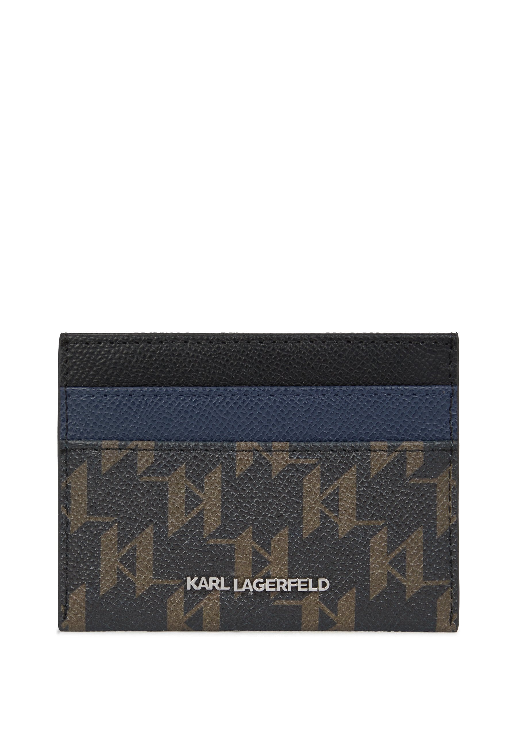 Business card holder - black/brown