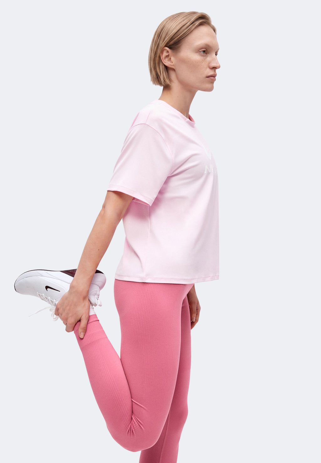 365 LOOSE - Sports T-shirt - pink foam/white