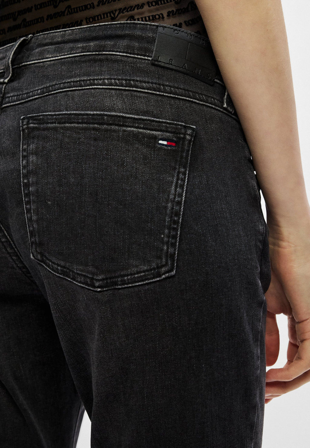 SOPHIE - Dar Paça Jean - siyah denim