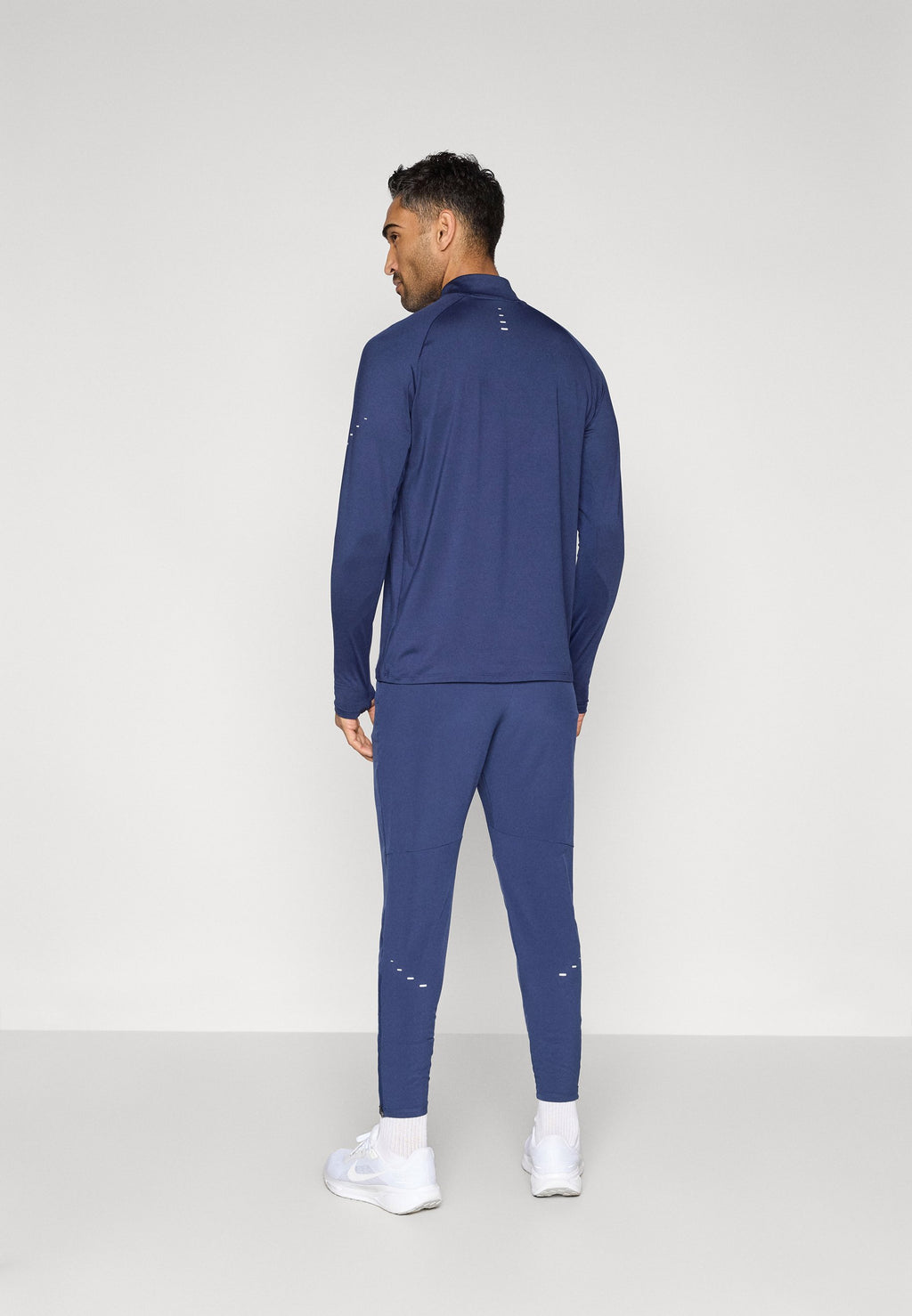 Tracksuit bottoms - midnight navy/reflective silver-coloured