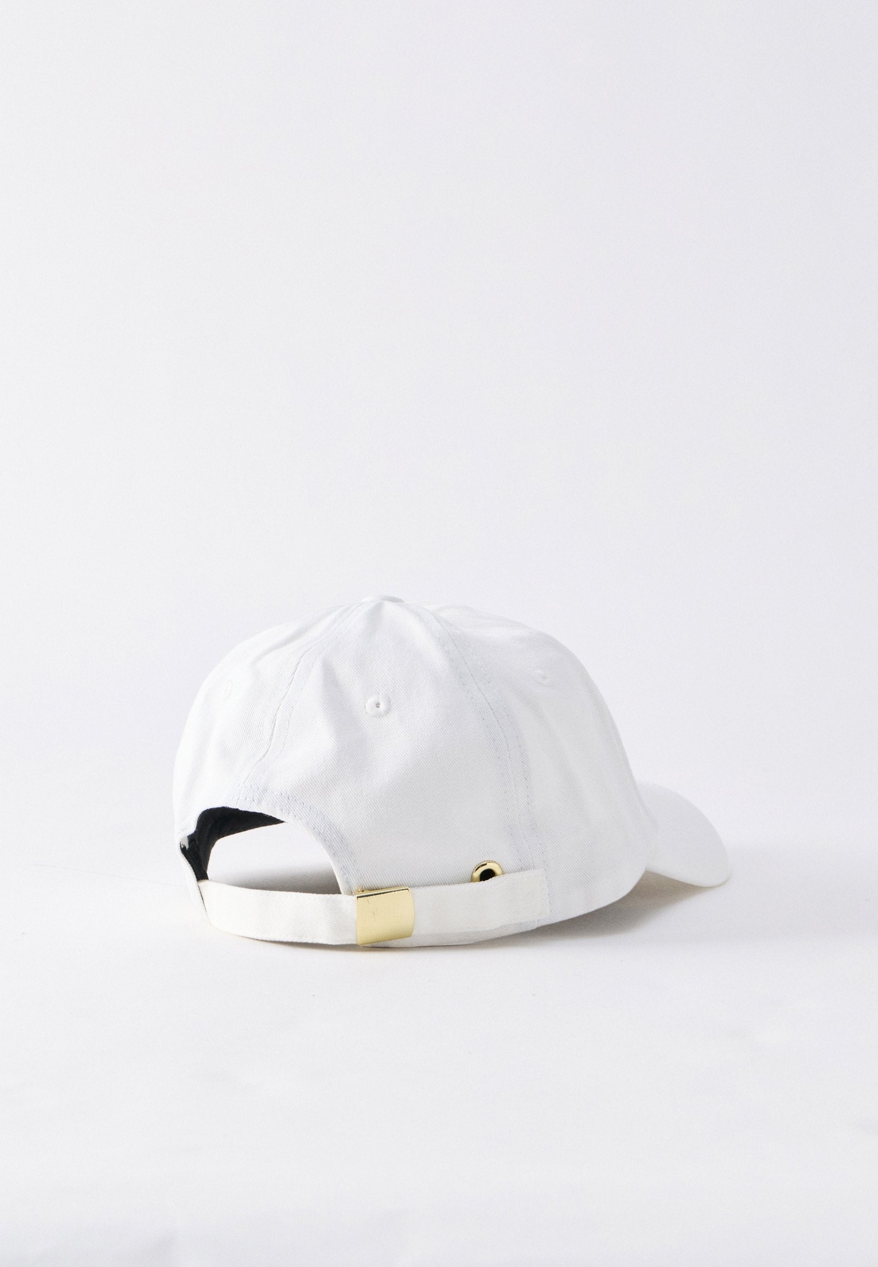 BASEBALL WITH PINCES UNISEX - Cap - white/gold-coloured