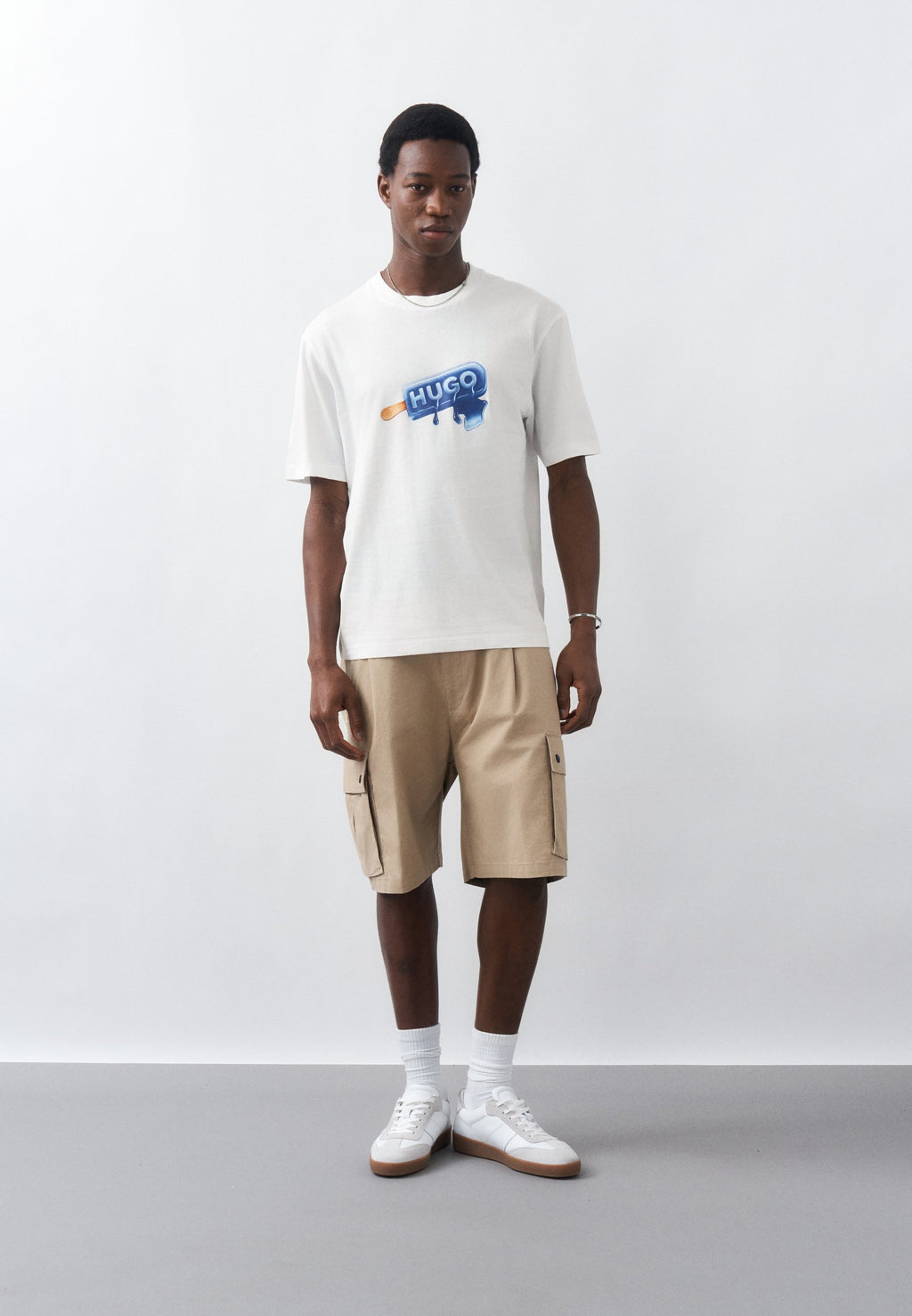 NOGLASY - Print T-shirt - white