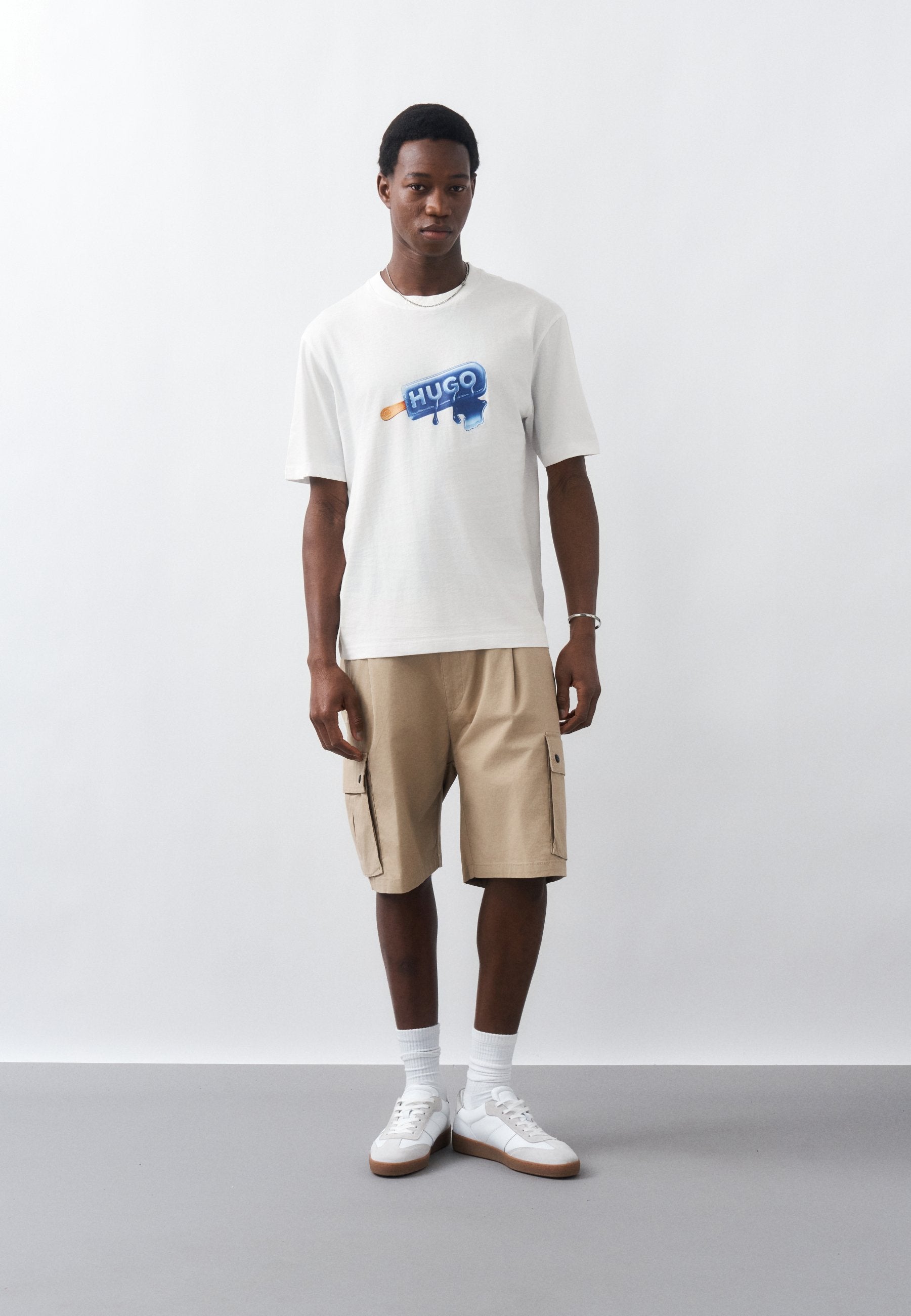 NOGLASY - Print T-shirt - white
